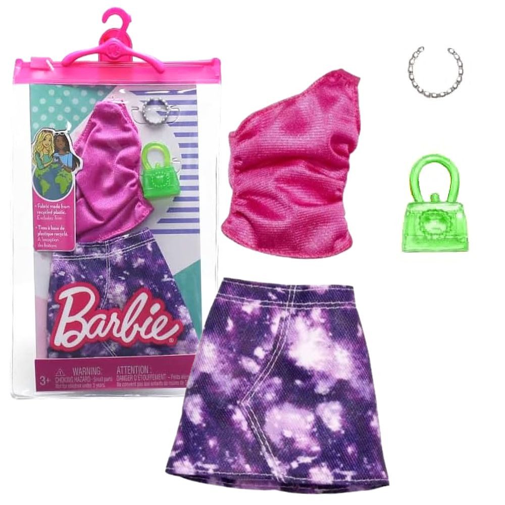 Barbie Puppenkleidung Pink & Purple Barbie Puppen-Kleidung Mattel Trend Mod günstig online kaufen