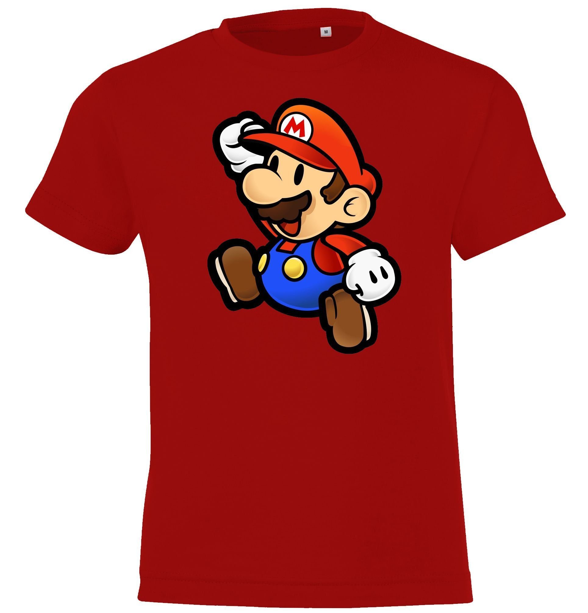 Youth Designz Print-Shirt Mario Kinder T-Shirt Mit trendigem Front Print