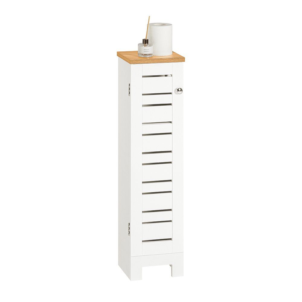 SoBuy Toilettenpapierhalter BZR85, Freistehend Toilettenschrank Badregal günstig online kaufen