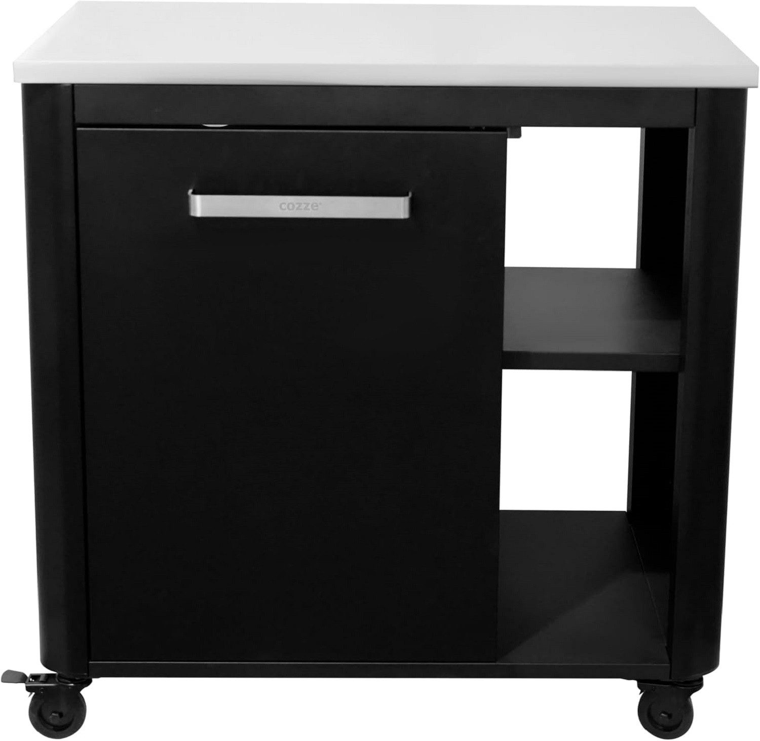 COZZE Elektrogrill COZZE Outdoor Tisch für Außenküchen 90 mit 4 robusten Rädern
