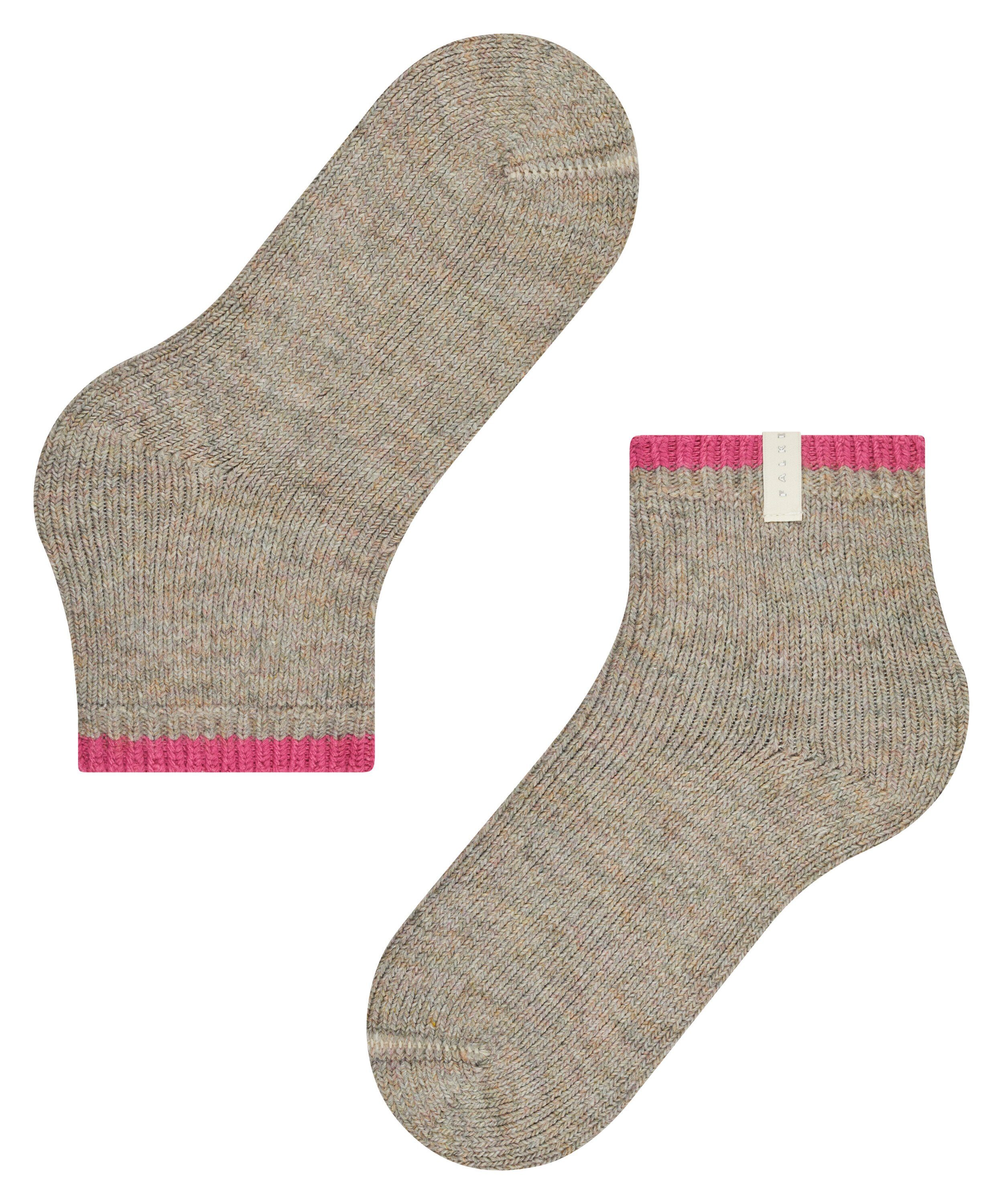 FALKE Socken Cosy (4770) nut Plush mel. (1-Paar)