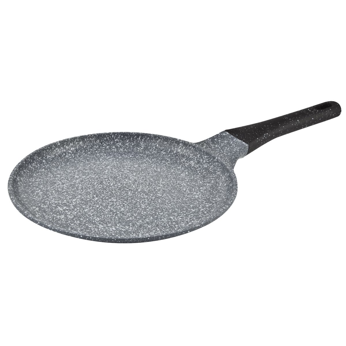 EUROHOME Crêpepfanne Aluminiumguss Crêpespfanne - Pfanne Induktion für alle Herdarten, Druckguss (Pfanne Ø26 cm, induktionsgeeignet), Crepespfanne Induktion Antihaftbeschichtung