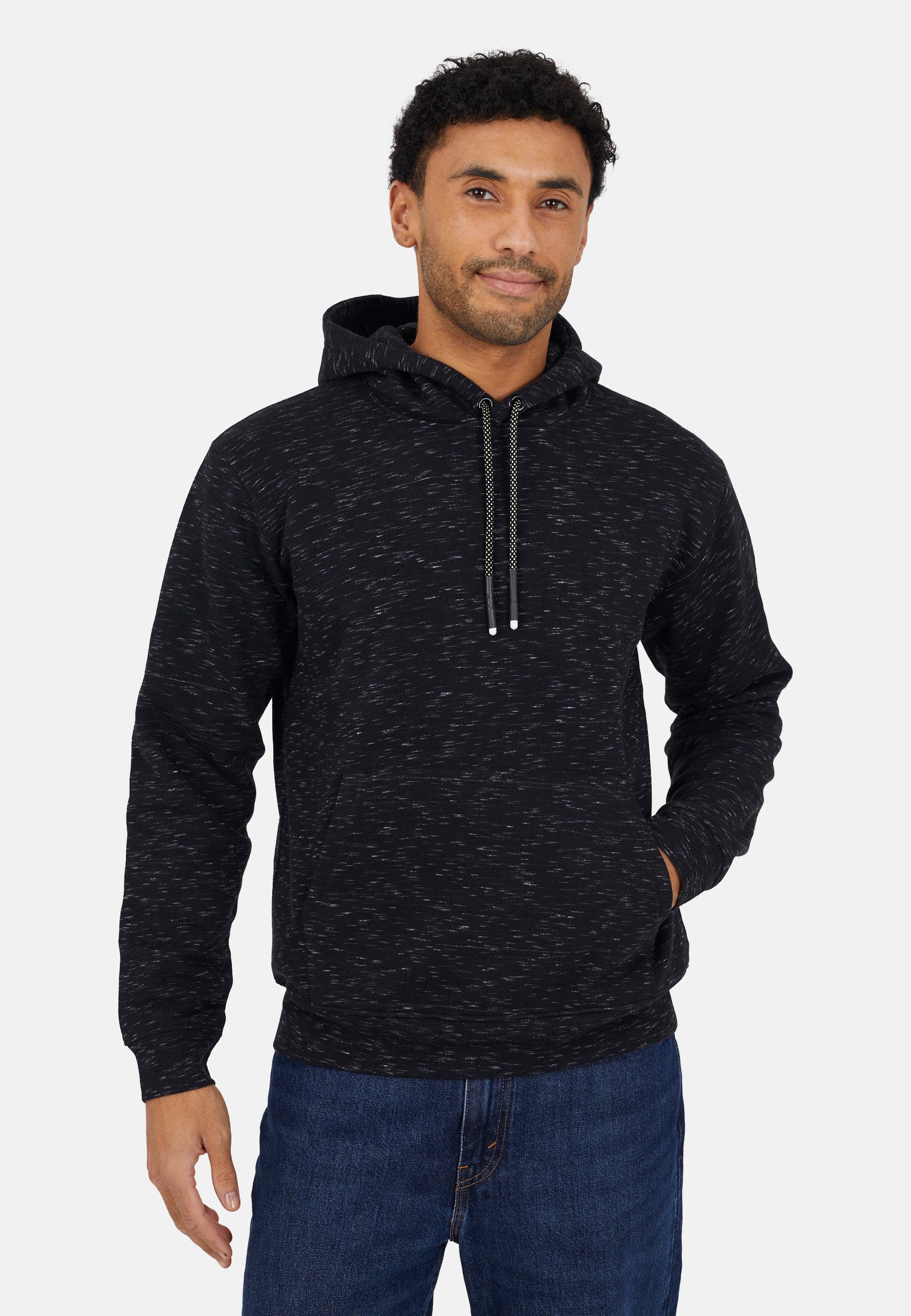 Brave Soul Strickpullover Herren-Kapuzenpullover mit überlappender Kapuze