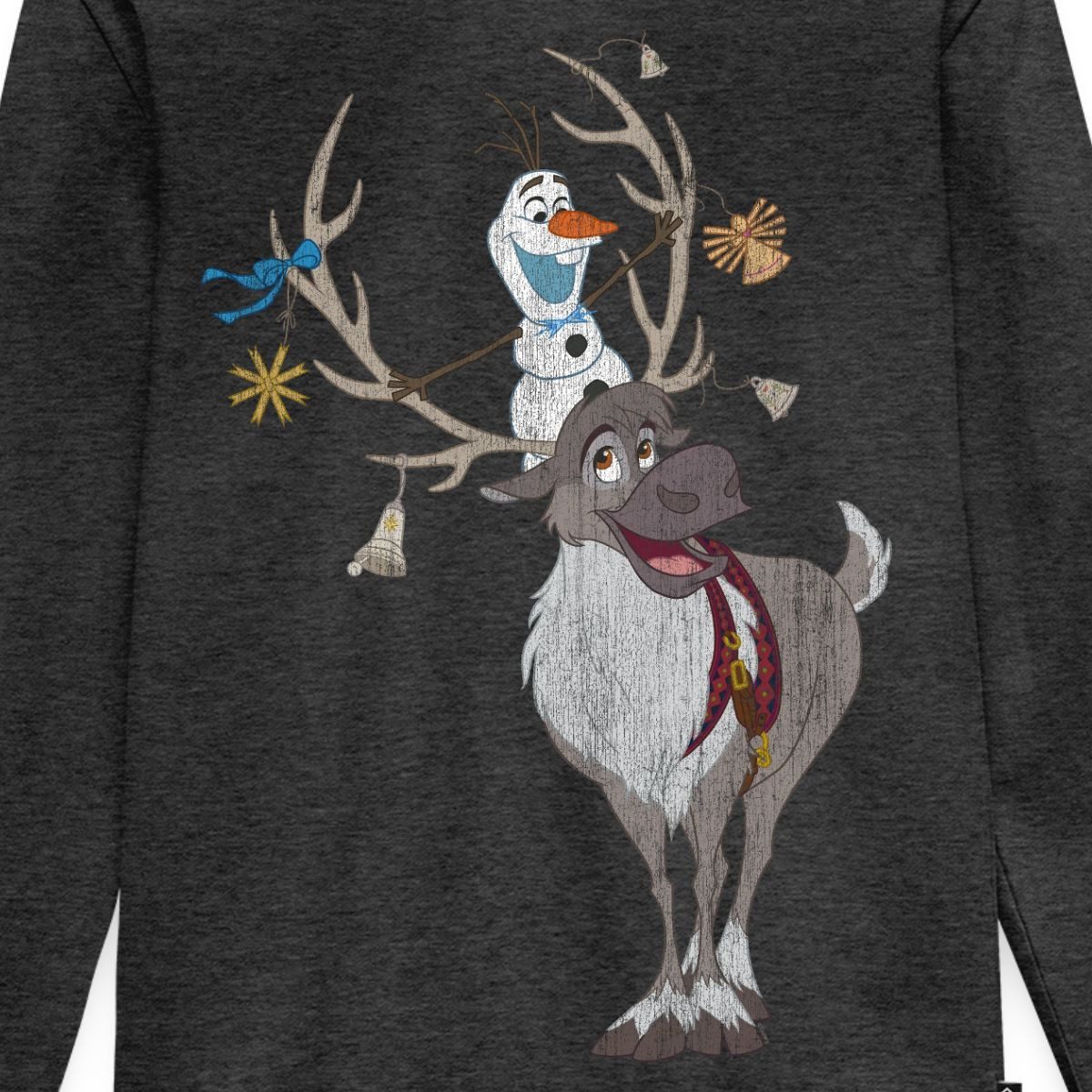 Spreadshirt T-Shirt Frozen Sven Und Olaf Kinder Premium Langarmshirt (1-tlg)