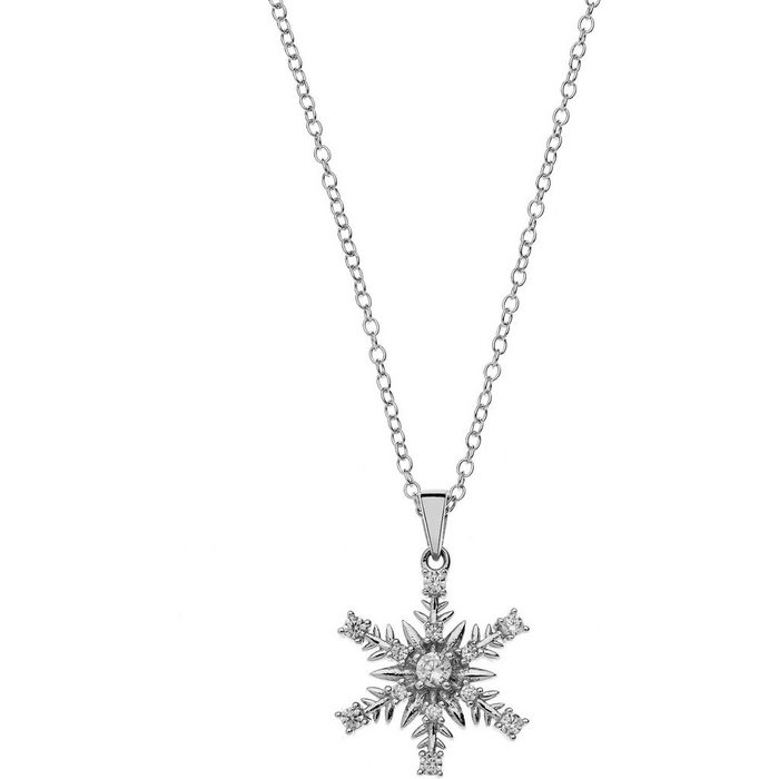 DISNEY Jewelry Collier Disney Mädchen-Kinderkette 925er Silber 1 Zirkonia