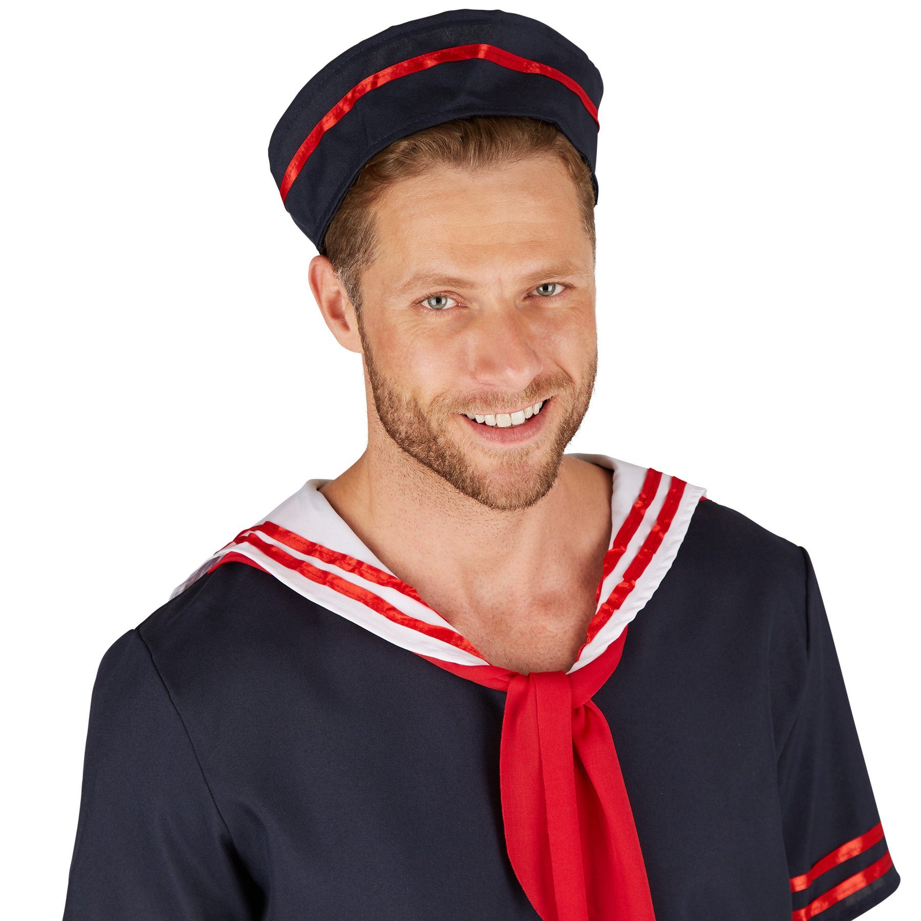 dressforfun Kostüm Herrenkostüm Matrose, Schönes, kurzärmeliges Oberteil