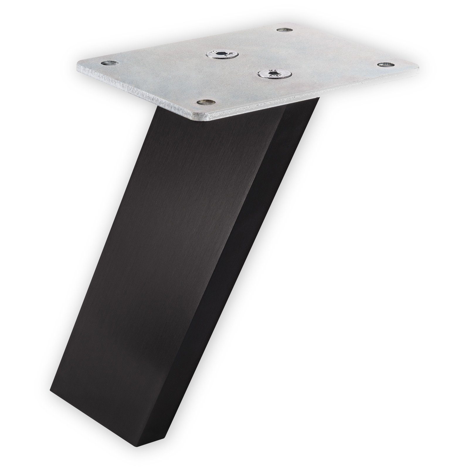 SO-TECH® Tischaufsatz Barkonsole COUNTER Aluminium massiv Höhe 178 mm, (1-St), schräg 60°, schwarz eloxiert – Bild 2 von 5