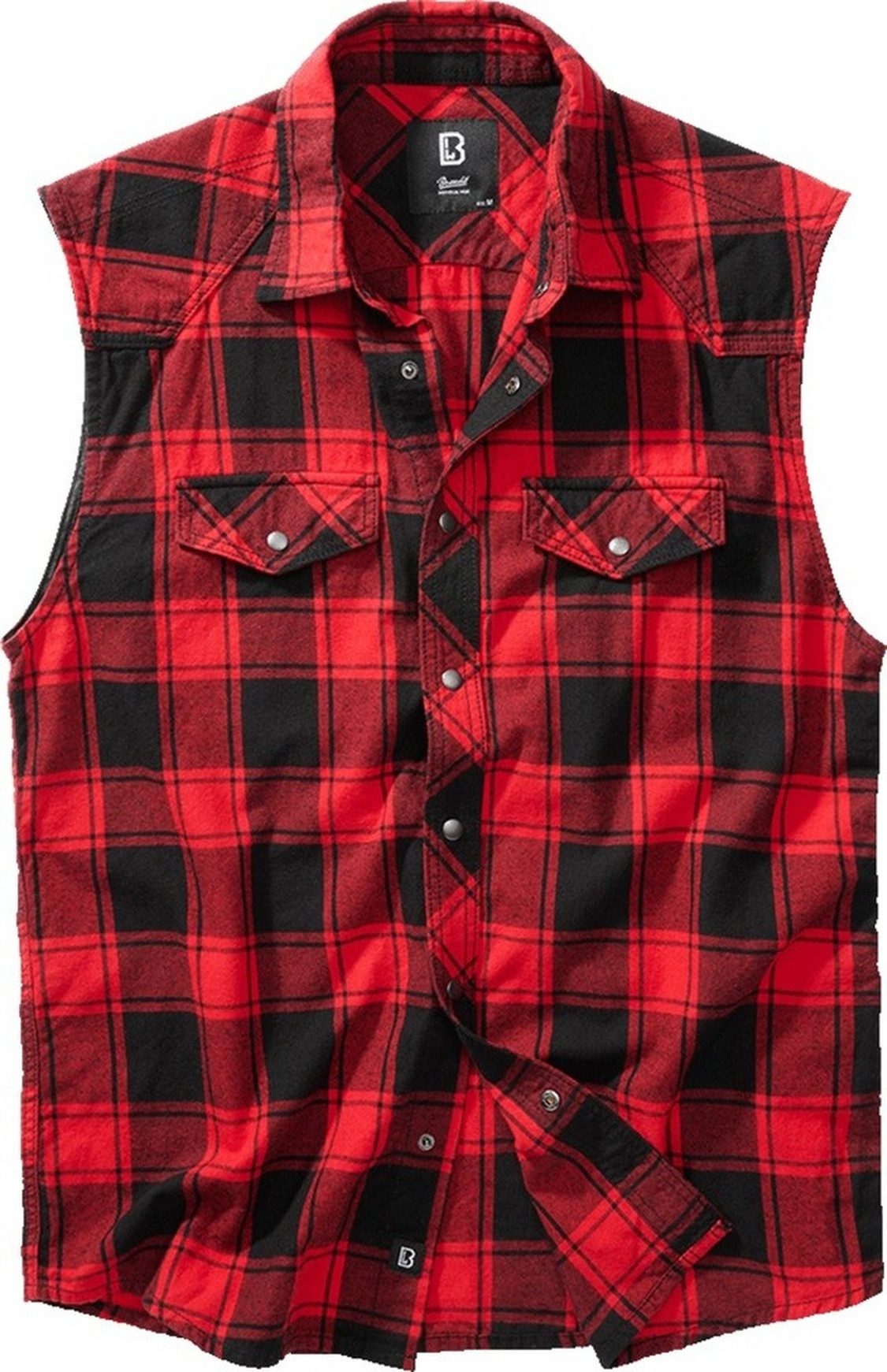 Brandit Langarmhemd Check Shirt Sleeveless