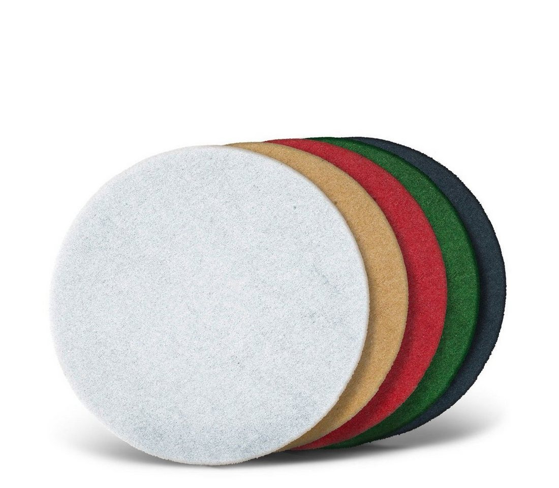 Thumbnail - MENZER Polierpad Ø 406 mm Normalpads für Einscheibenmaschinen, Polyester, 10 Stk., schwarz