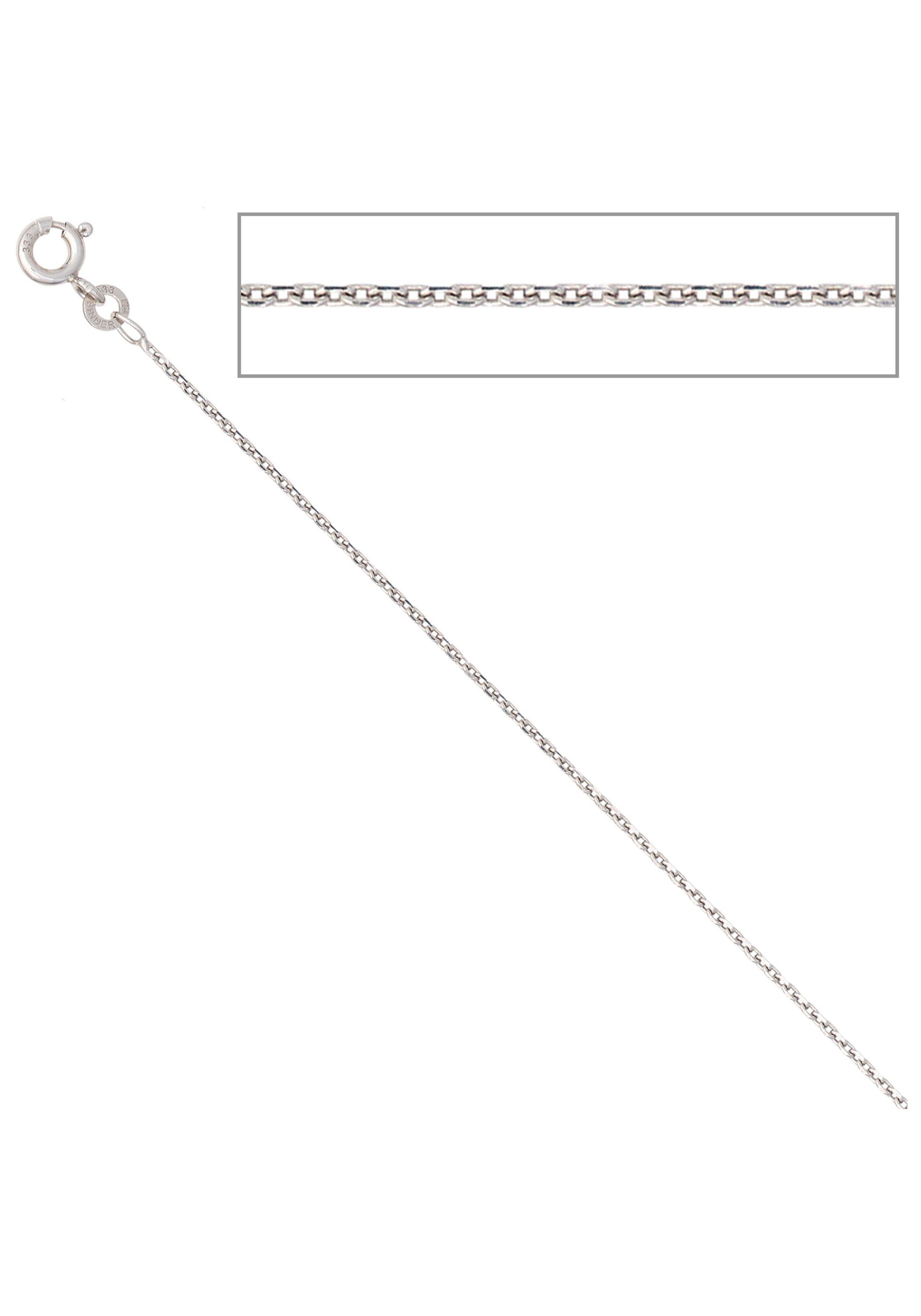 JOBO Goldkette, Ankerkette 333 Weißgold...