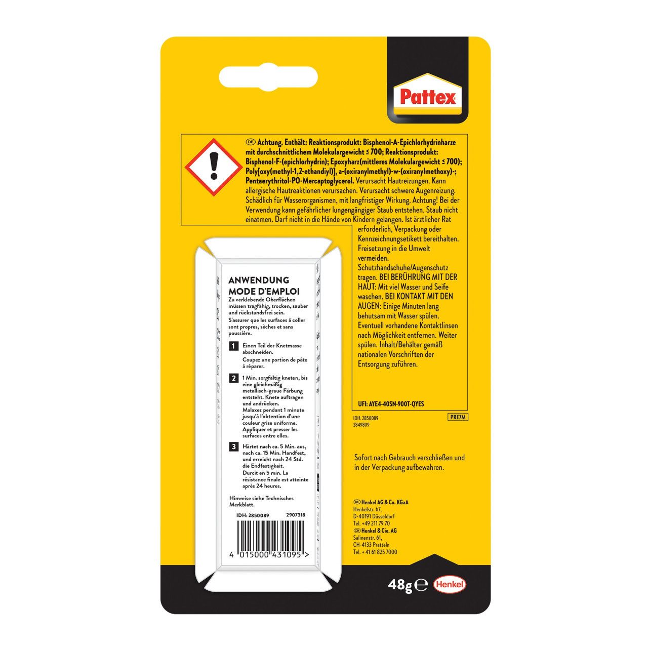 Pattex Bastelkleber Pattex Epoxidharzkleber Powerknete Repair Express – Bild 3 von 5