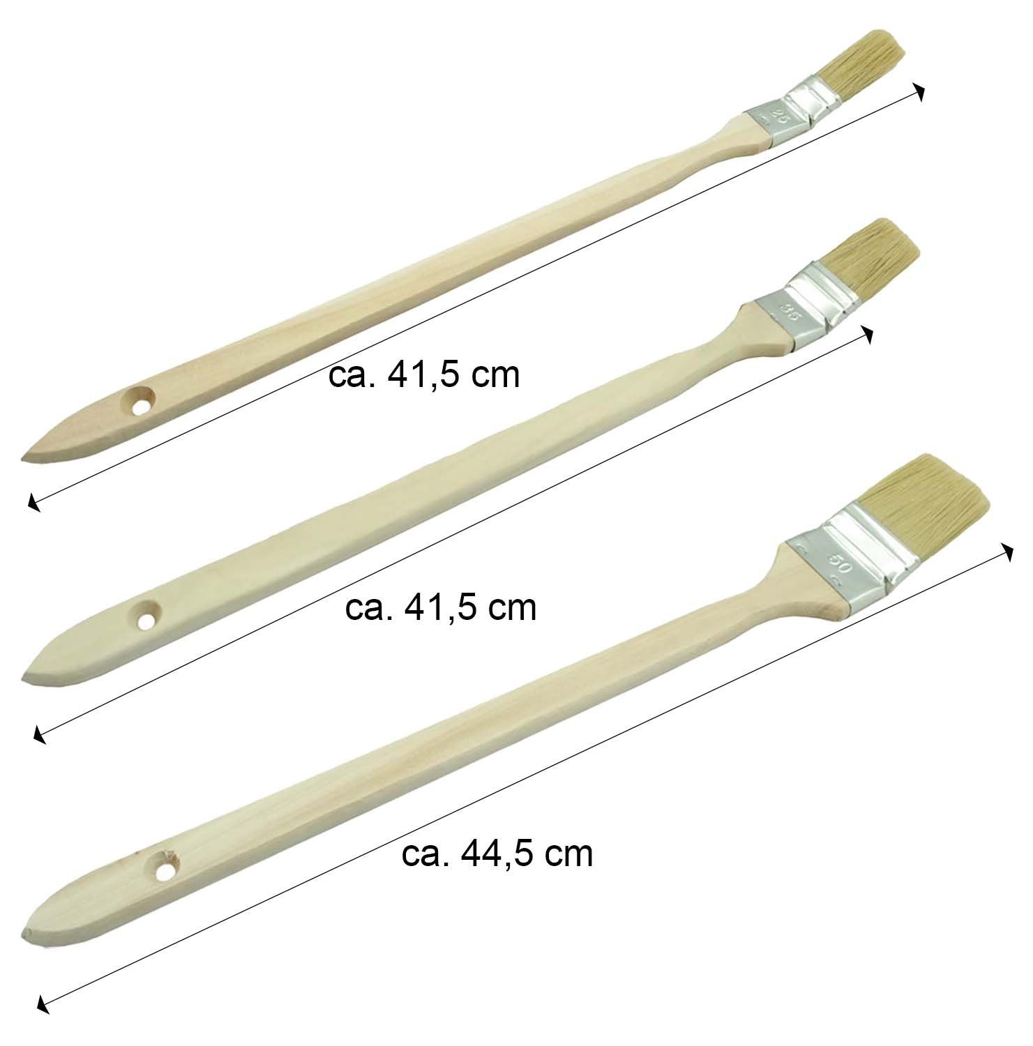 6er Winkelpinsel Standard-Heizkörperpinsel Farbpinsel Set varivendo Lasurpinsel Heizkörperpinsel