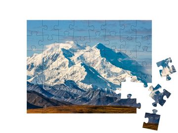 puzzleYOU Puzzle Blick auf den Mount McKinley, Alaska, 48 Puzzleteile, puzzleYOU-Kollektionen Alaska