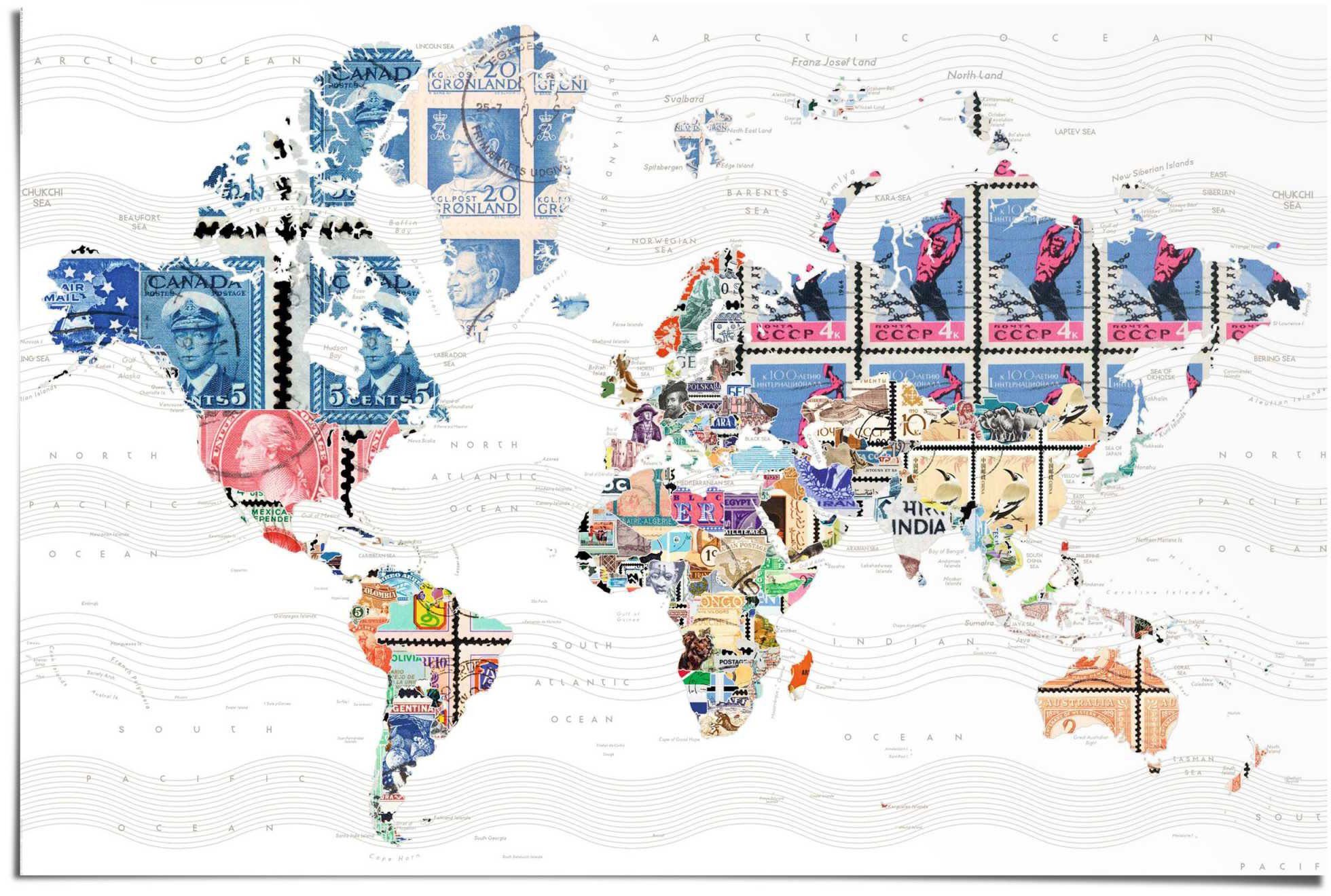 Reinders! Poster »Welt der Briefmarken«, (1 Stück)-Otto