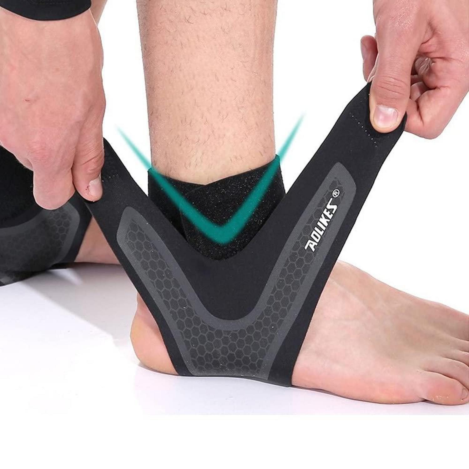 Sprunggelenkbandage Knöchelbandage Sprunggelenk Bandage verstellbar Fußbandage Stabilität