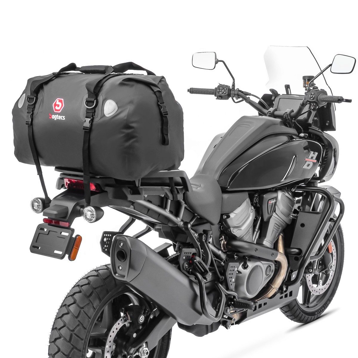 Bagtecs Reisetasche Set: Motorrad Hecktasche Drybag XF60 Wasserdicht Volumen 60l # mit Ruc