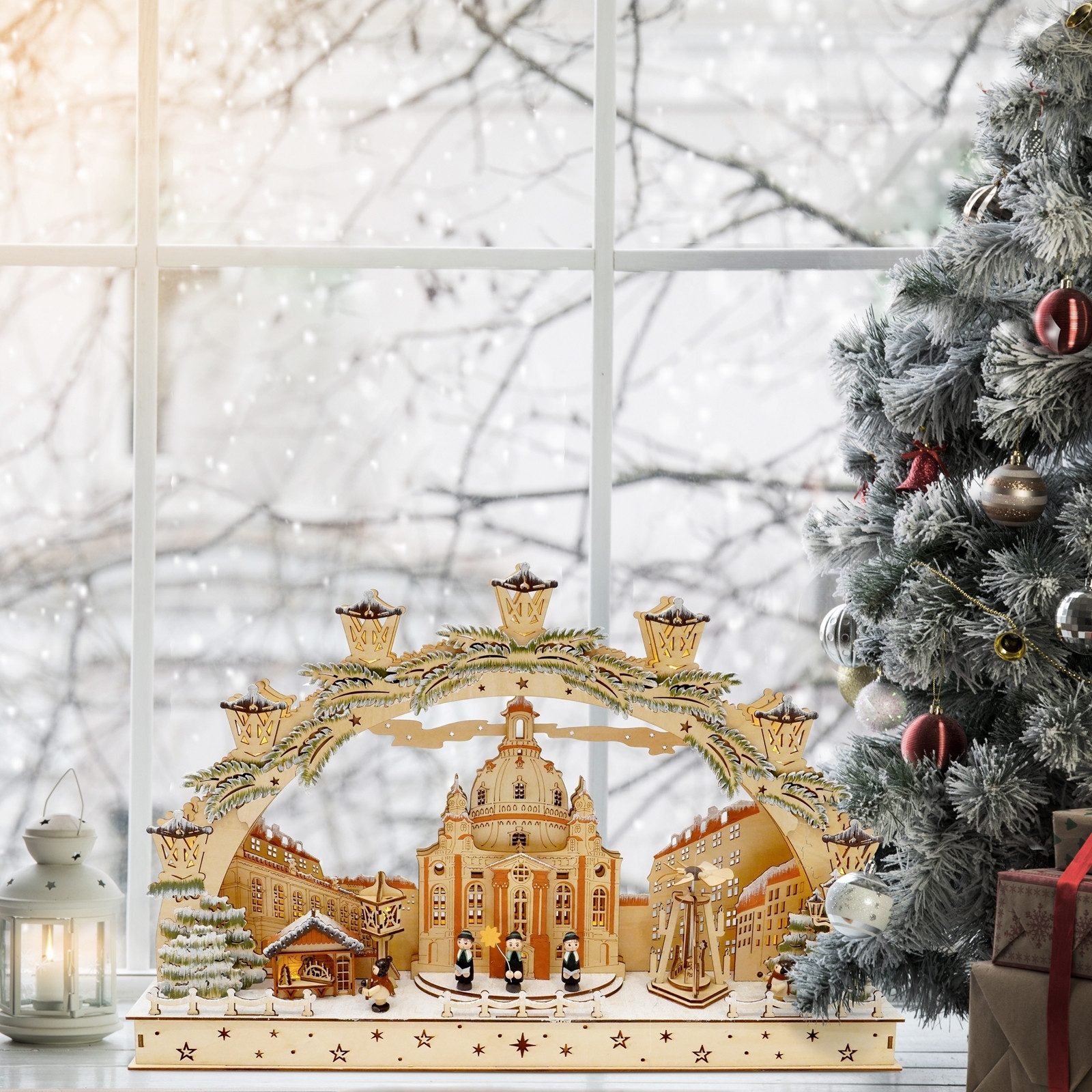 HTI-Living Schwibbogen LED Schwibbogen Dresden Sternsinger (1-tlg), Lichter günstig online kaufen