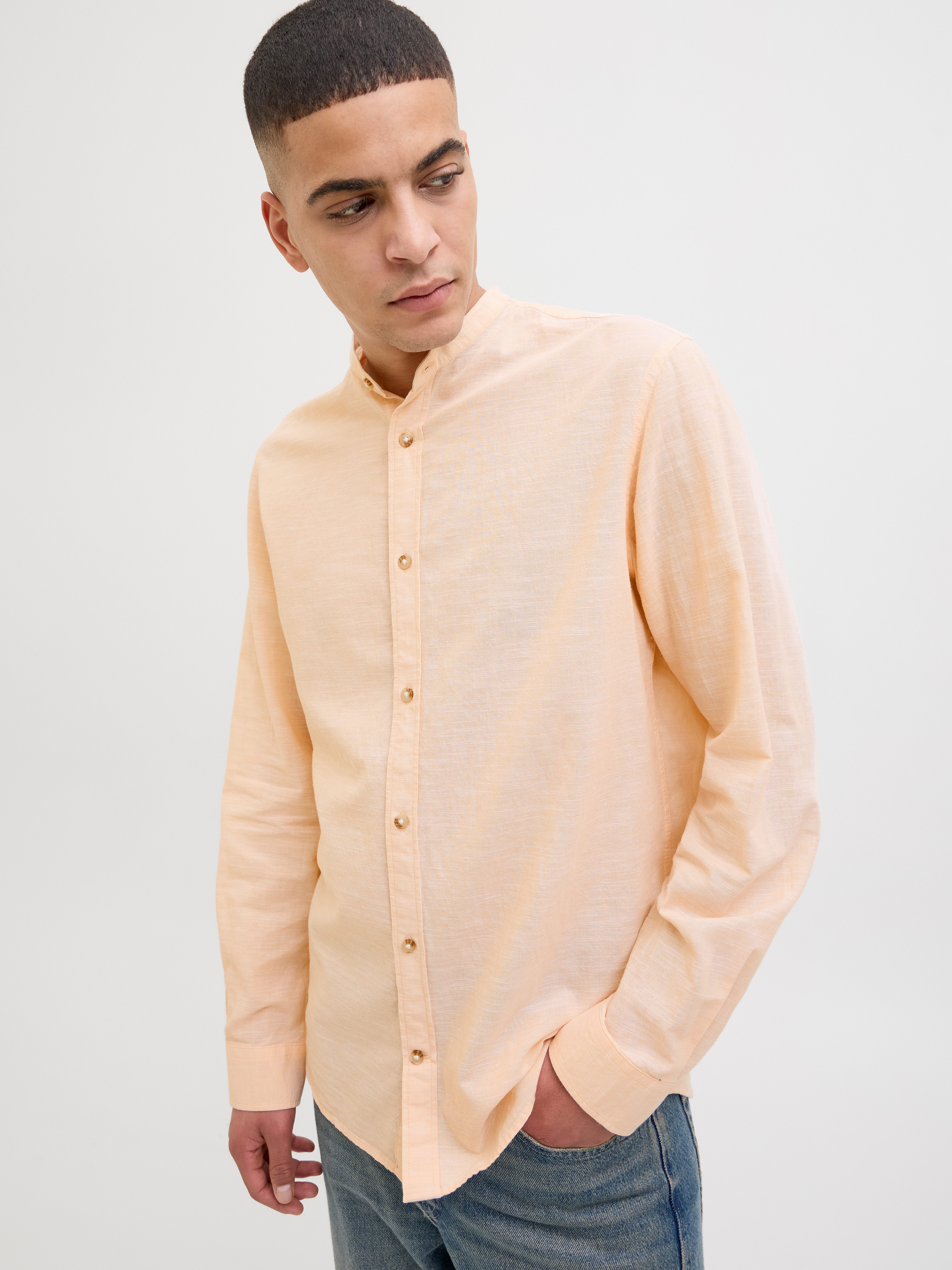 Jack & Jones Langarmhemd JJESUMMER BAND günstig online kaufen