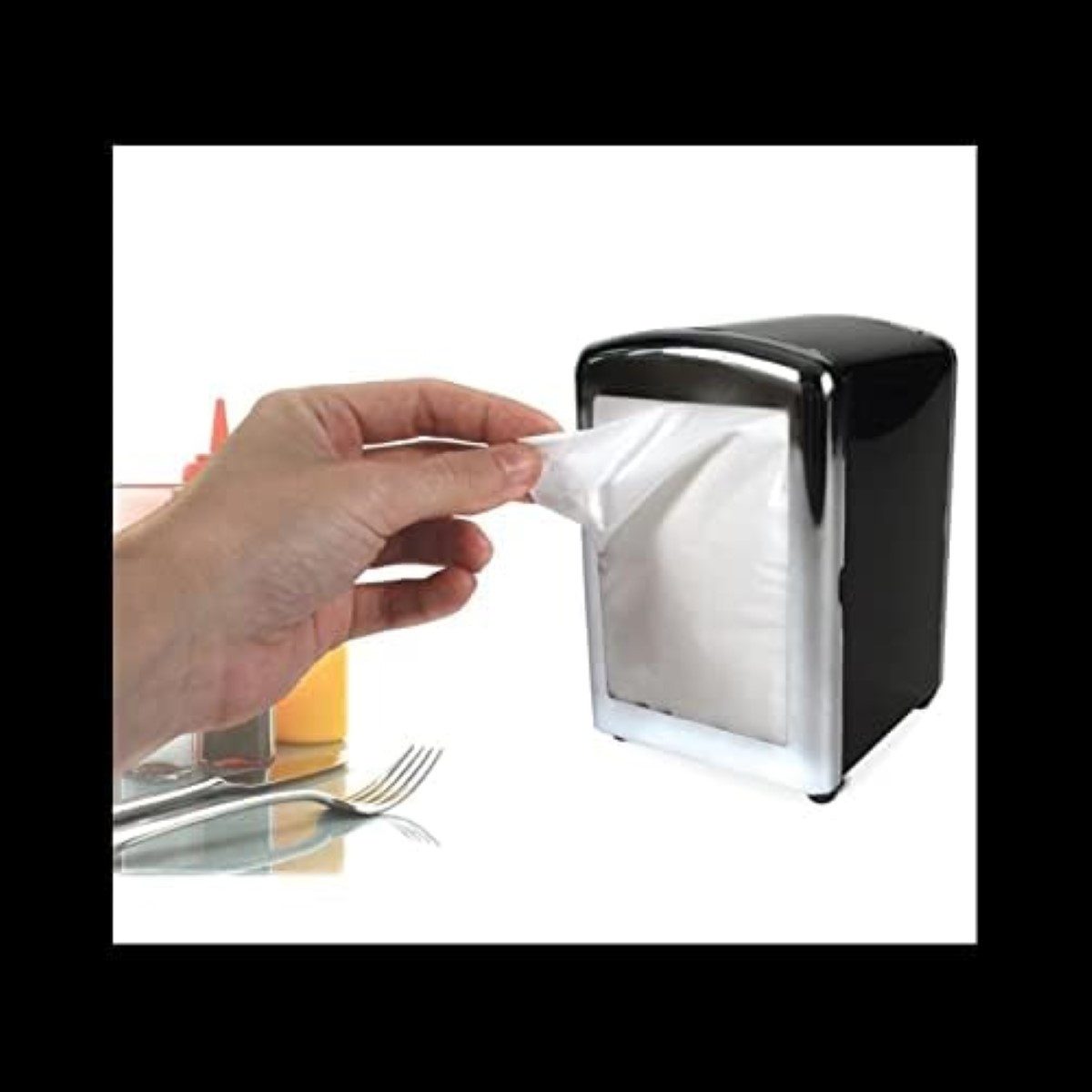 WestCraft Papierserviette Spender Marken Servietten für weiß Original 8,5 x 12,5cm, (250 St), Spenderservietten 1/8 Falz