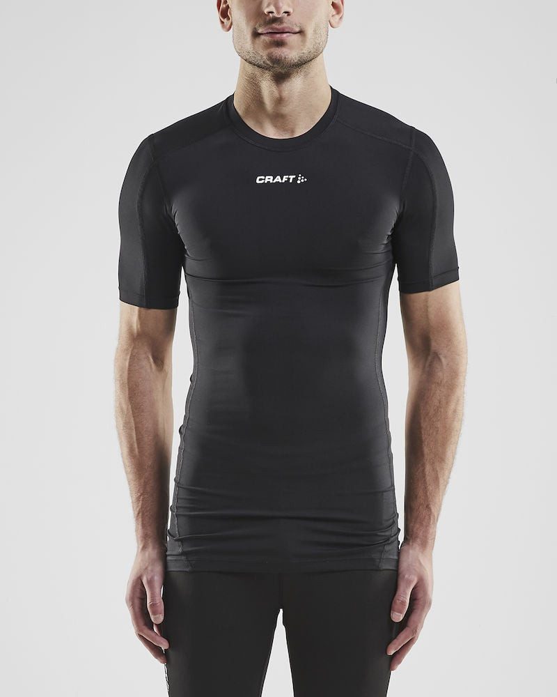 T-Shirt (enganliegend) Pro Control Unterwäsche schwarz Herren