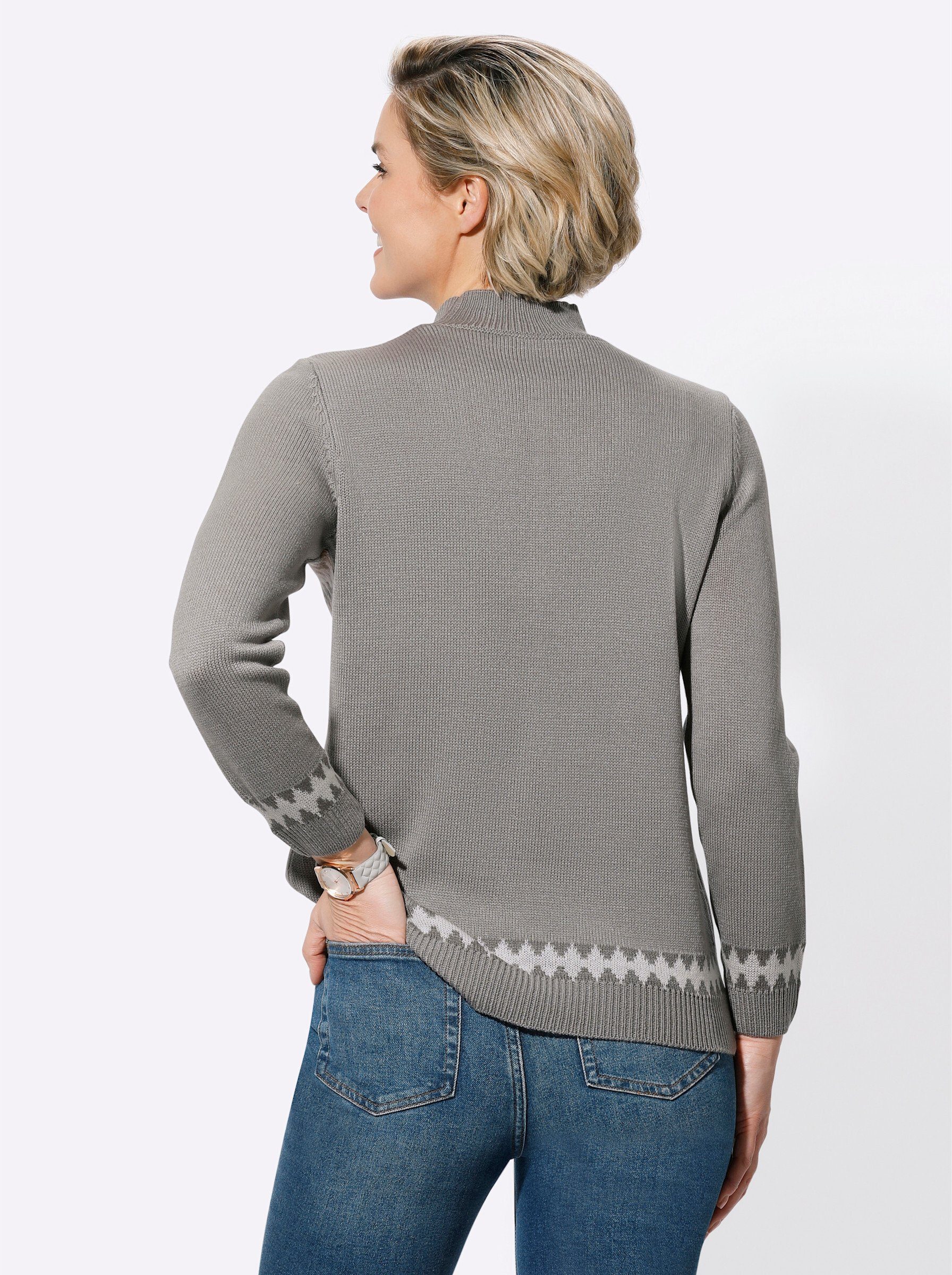 Witt Strickpullover Stehkragenpullover günstig online kaufen