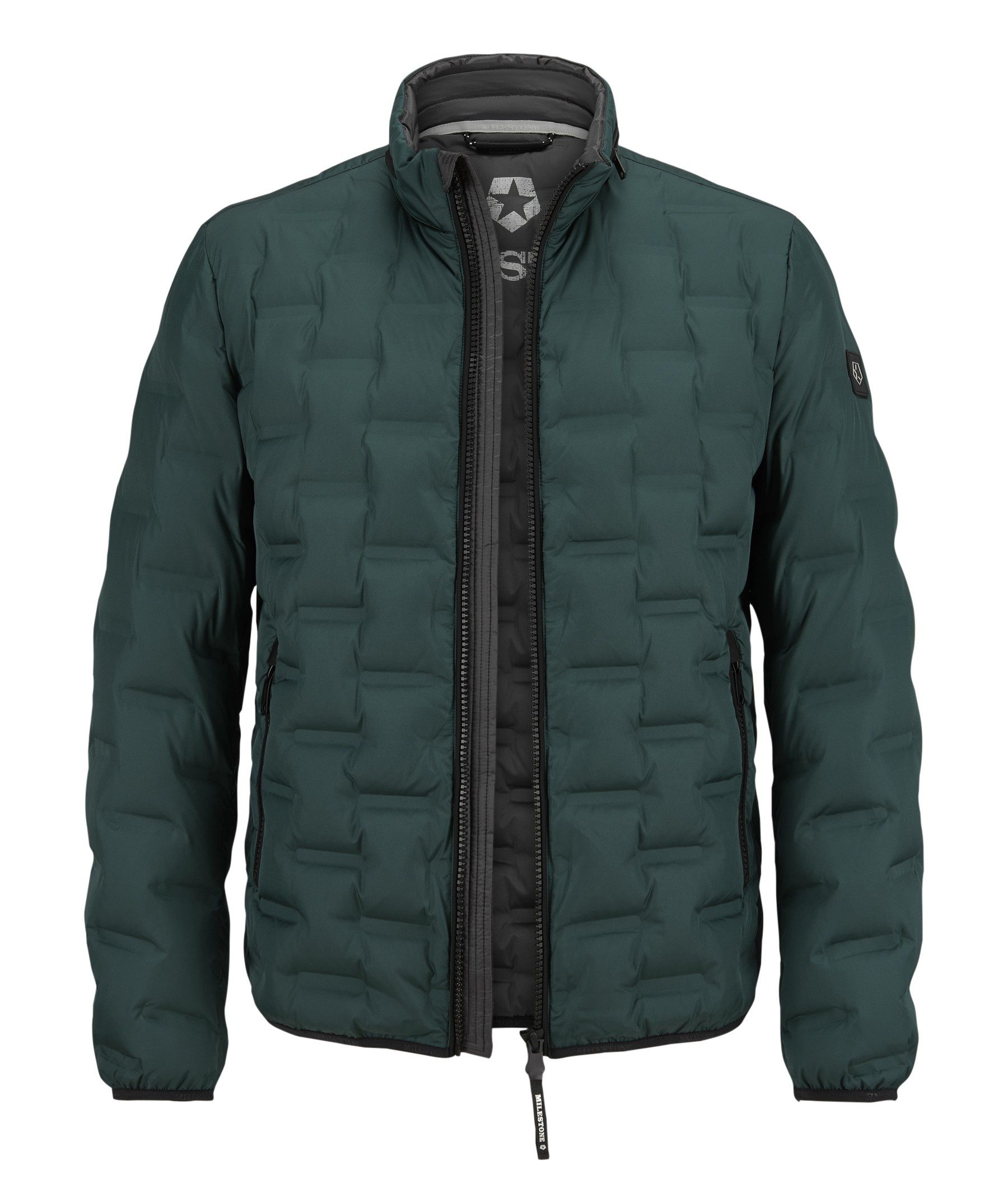 Milestone Steppjacke MSSalvio heat-pressed Verarbeitung in Stepp-Optik, wasserabweisend