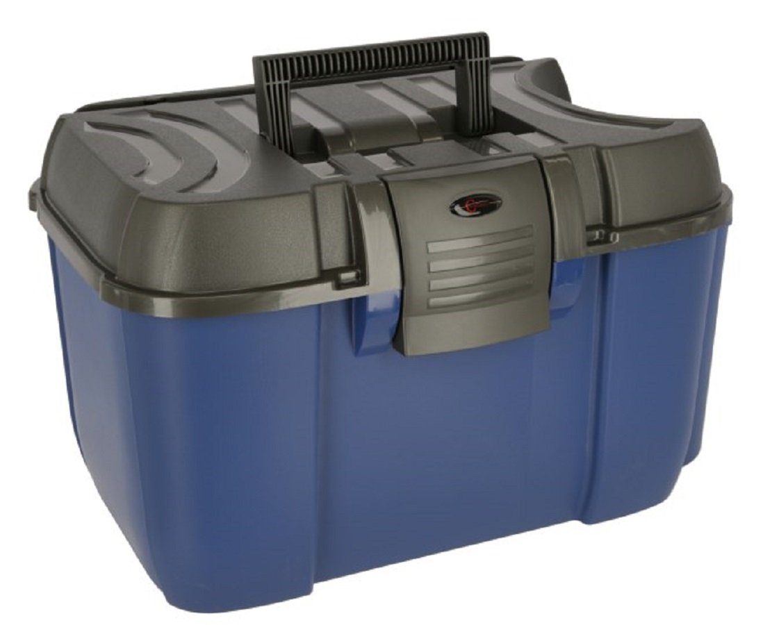 Kerbl Pferdebürste Kerbl Putzbox Jumbo blau / schwarz 3220553