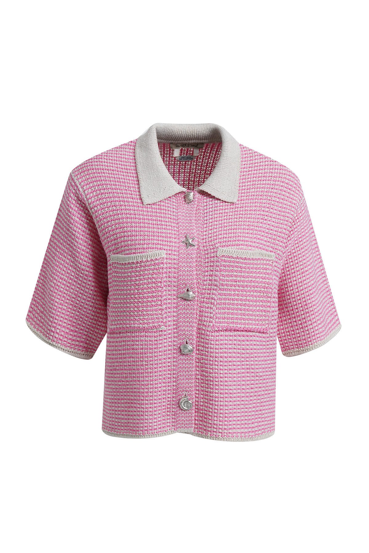 Smith & Soul Strickjacke STRUCTURE STRIPE CARDIGAN