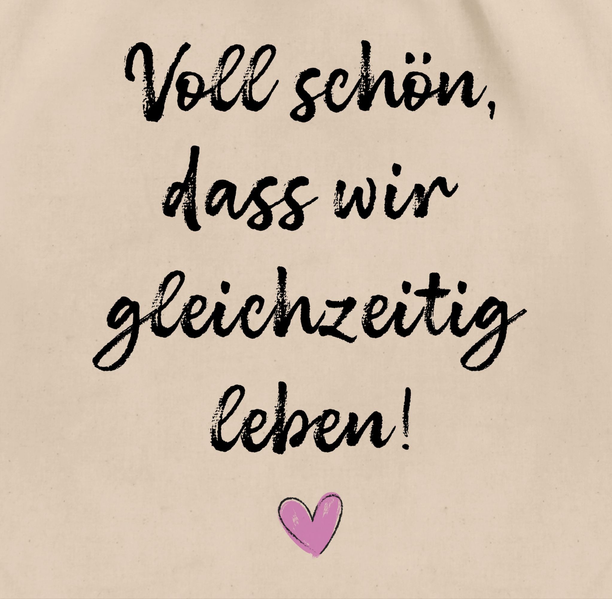 Shirtracer Turnbeutel Voll schön dass wir günstig online kaufen