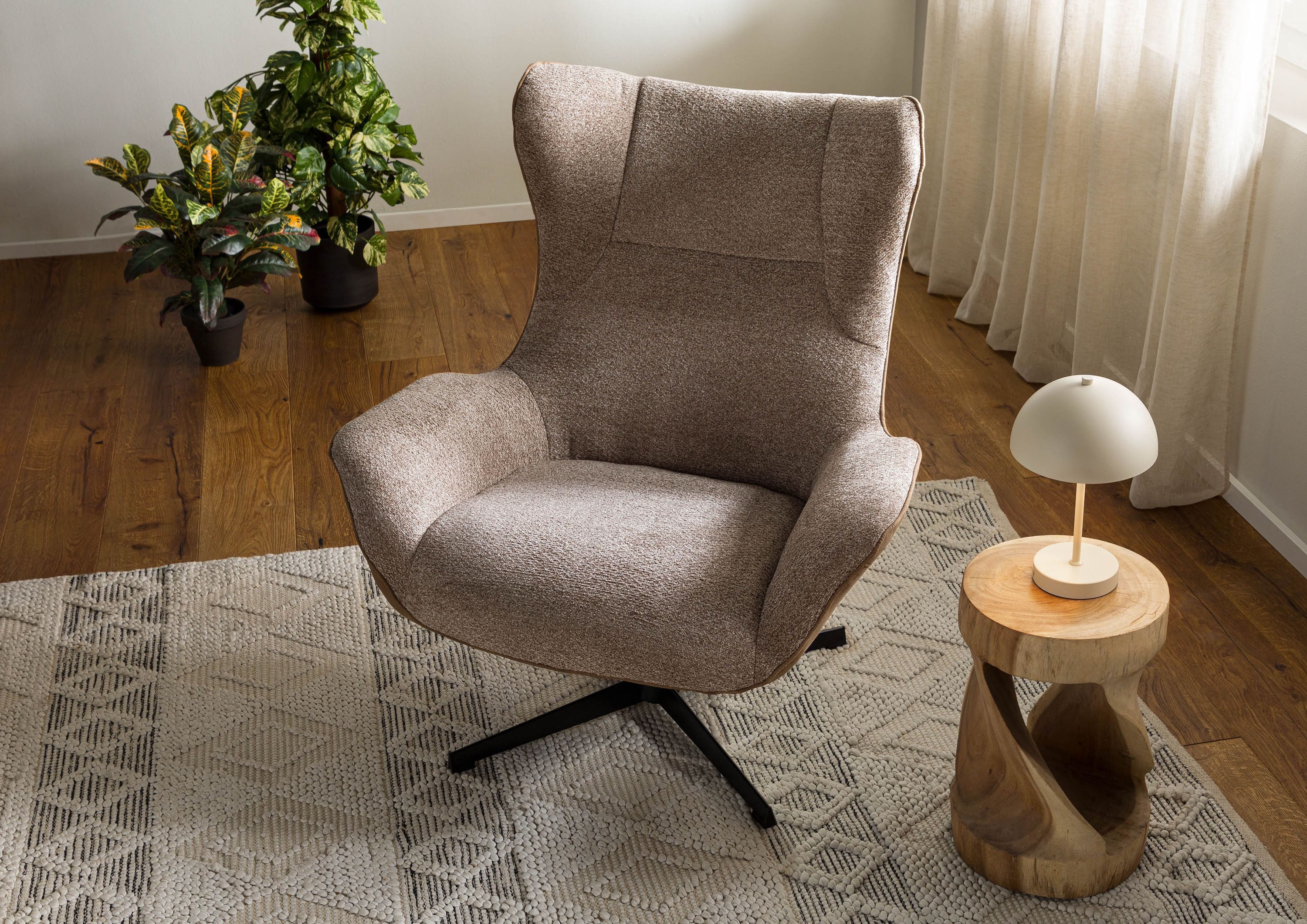 Massivmoebel24 Polsterstuhl POLSTERSTÜHLE, 90x88x101 braun OSKAR #301 günstig online kaufen