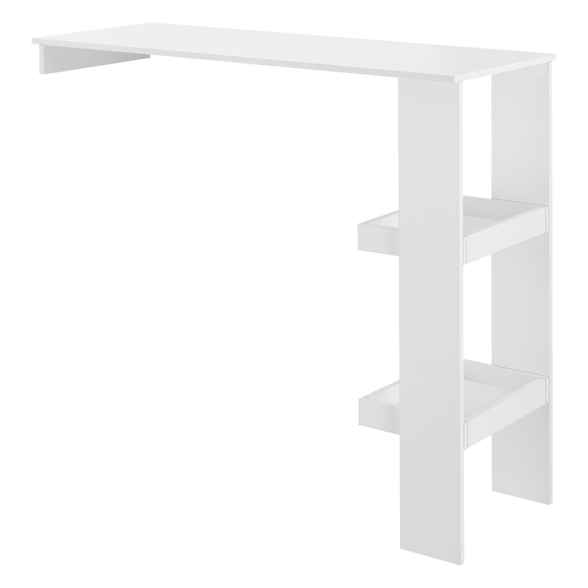 en.casa Bartisch, Sölvesborg Stehtisch 120x45x106cm Weiß günstig online kaufen
