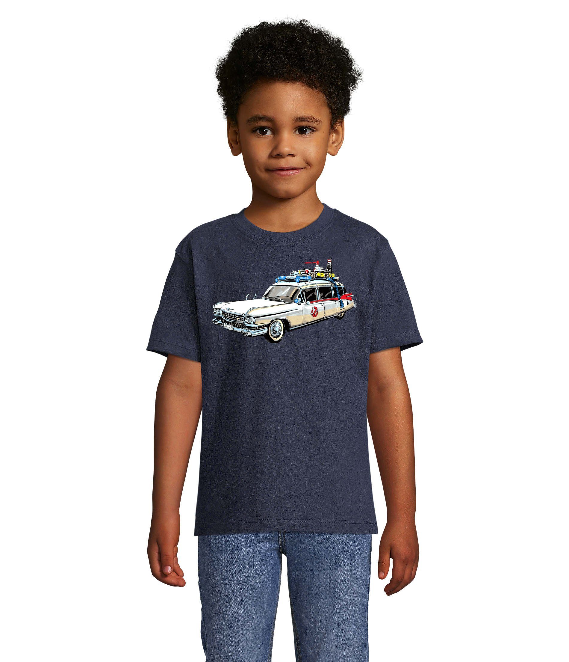 T-Shirt Kinder Jungen & Mädchen Ghostbusters Auto Geisterjäger Geister Film