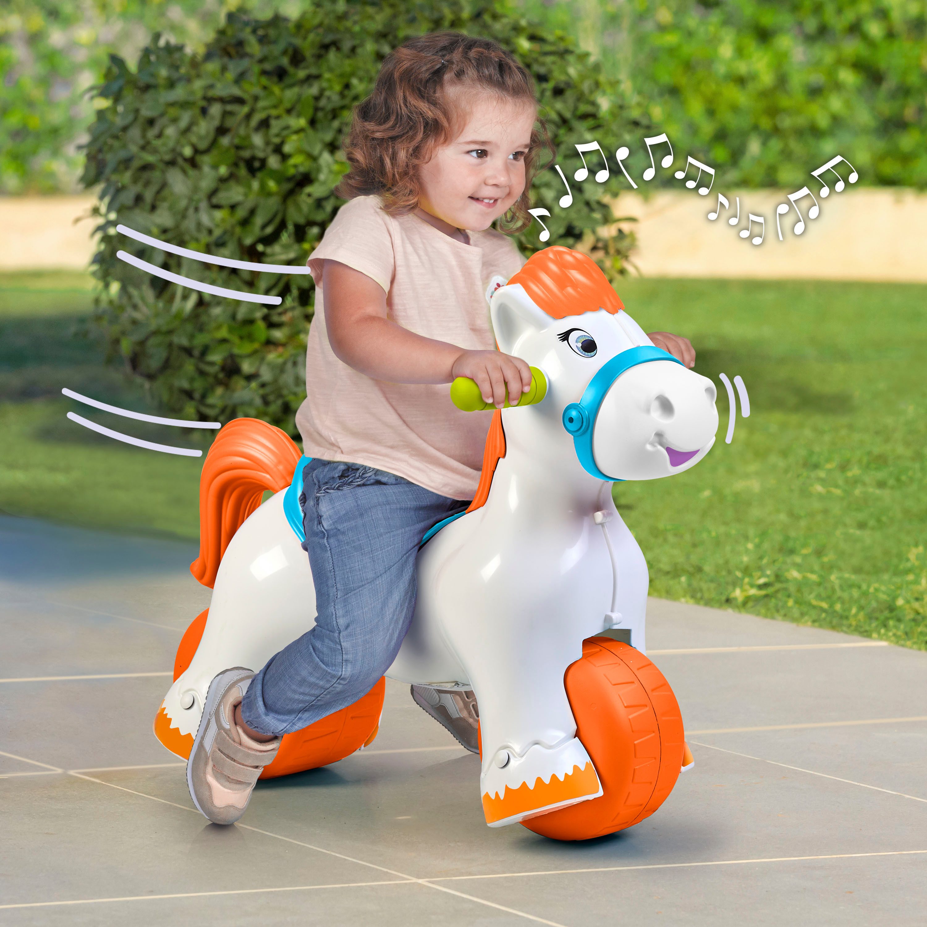 Feber® Schaukelpferd Ponyferber 2in1, mit Licht- und Soundeffekt, Made in E günstig online kaufen