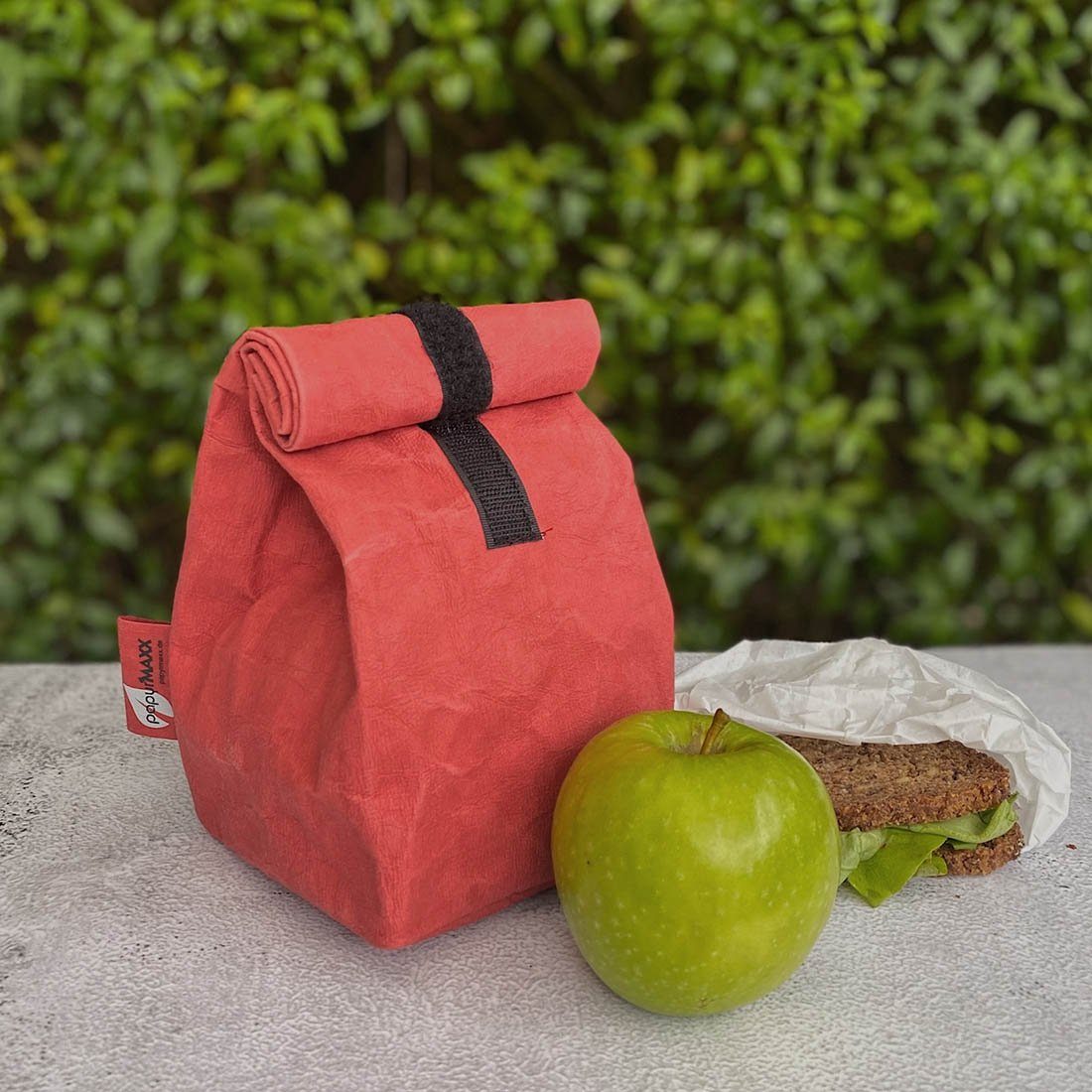 & mit Trend Klettverschluss, Lunchbox mint wie Style Rolltop-Lunchbag aber aus Leder LK sieht keins. ist