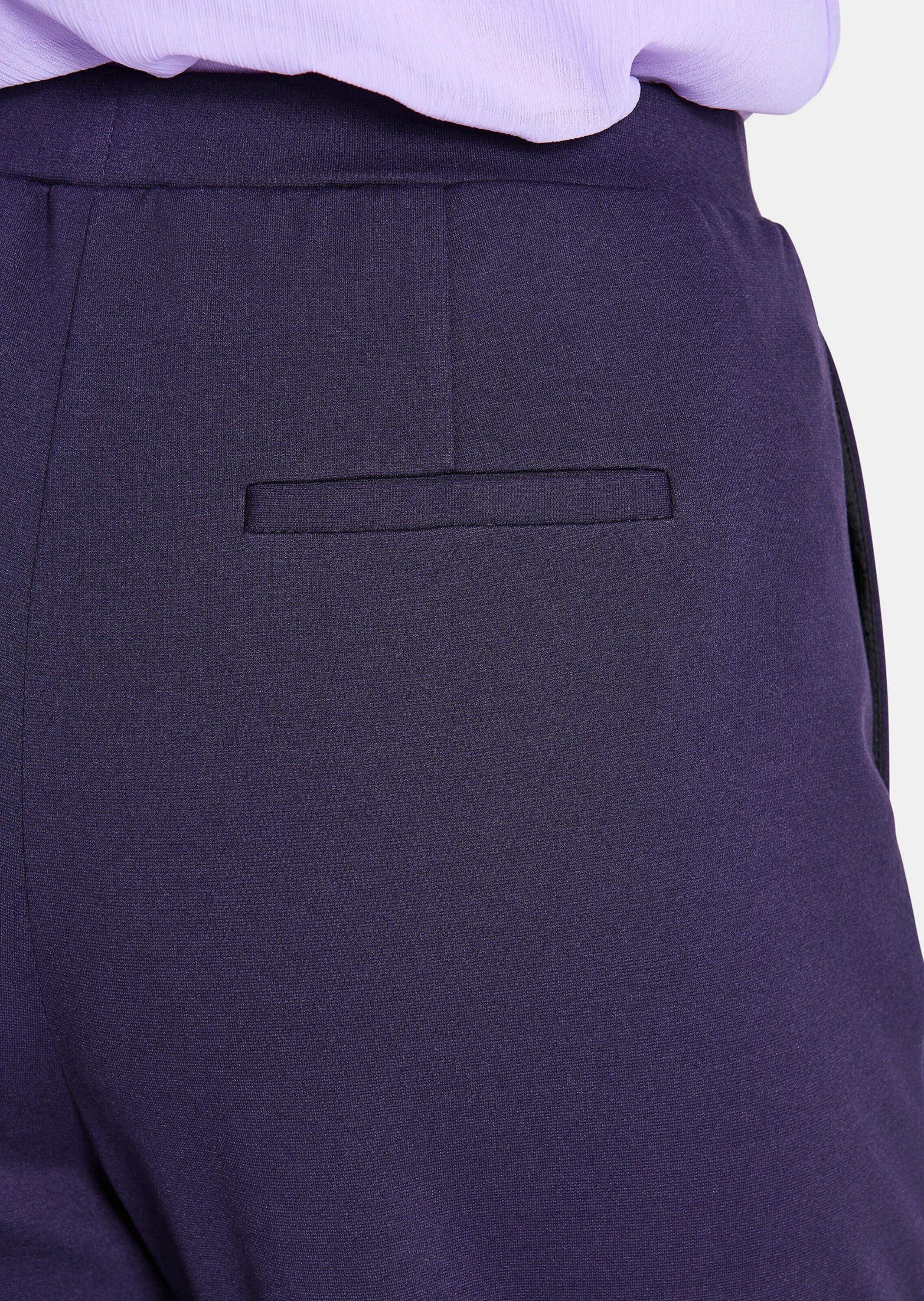 GOLDNER 7/8-Caprijeans Verkürzte Jersey-Hose VERA mit Biesen 7/8-Viskose-Culotte mit elastischem Bund und Taschen
