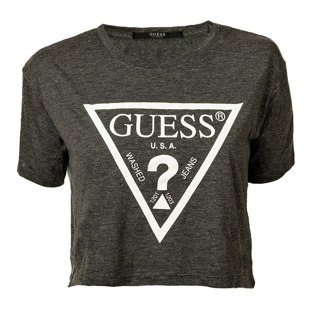 guess t shirt crop top