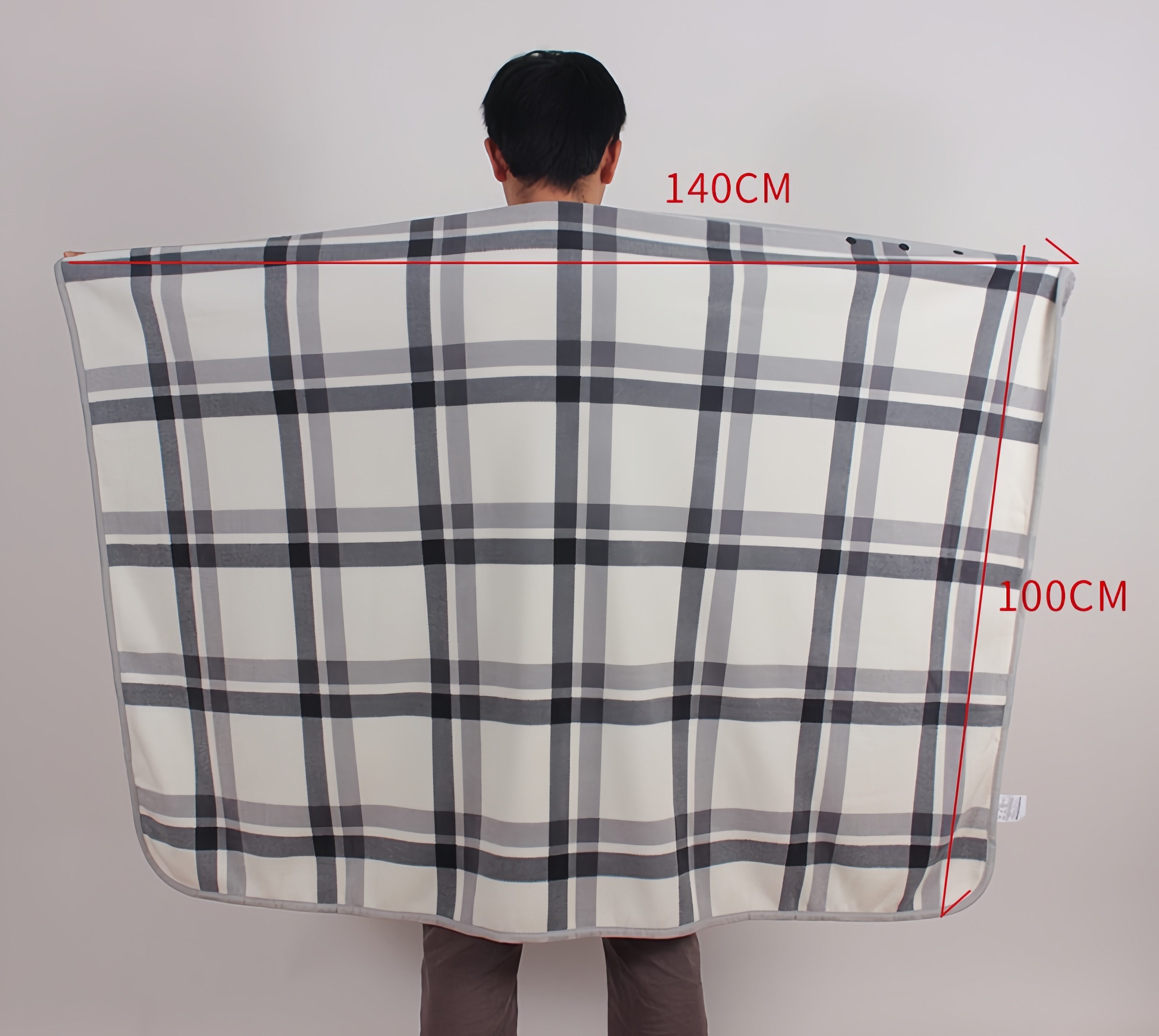 FOUORTUNATE-BEE Fleeceponcho Damen Winterponcho Strick Cape mit Frontöffnun günstig online kaufen