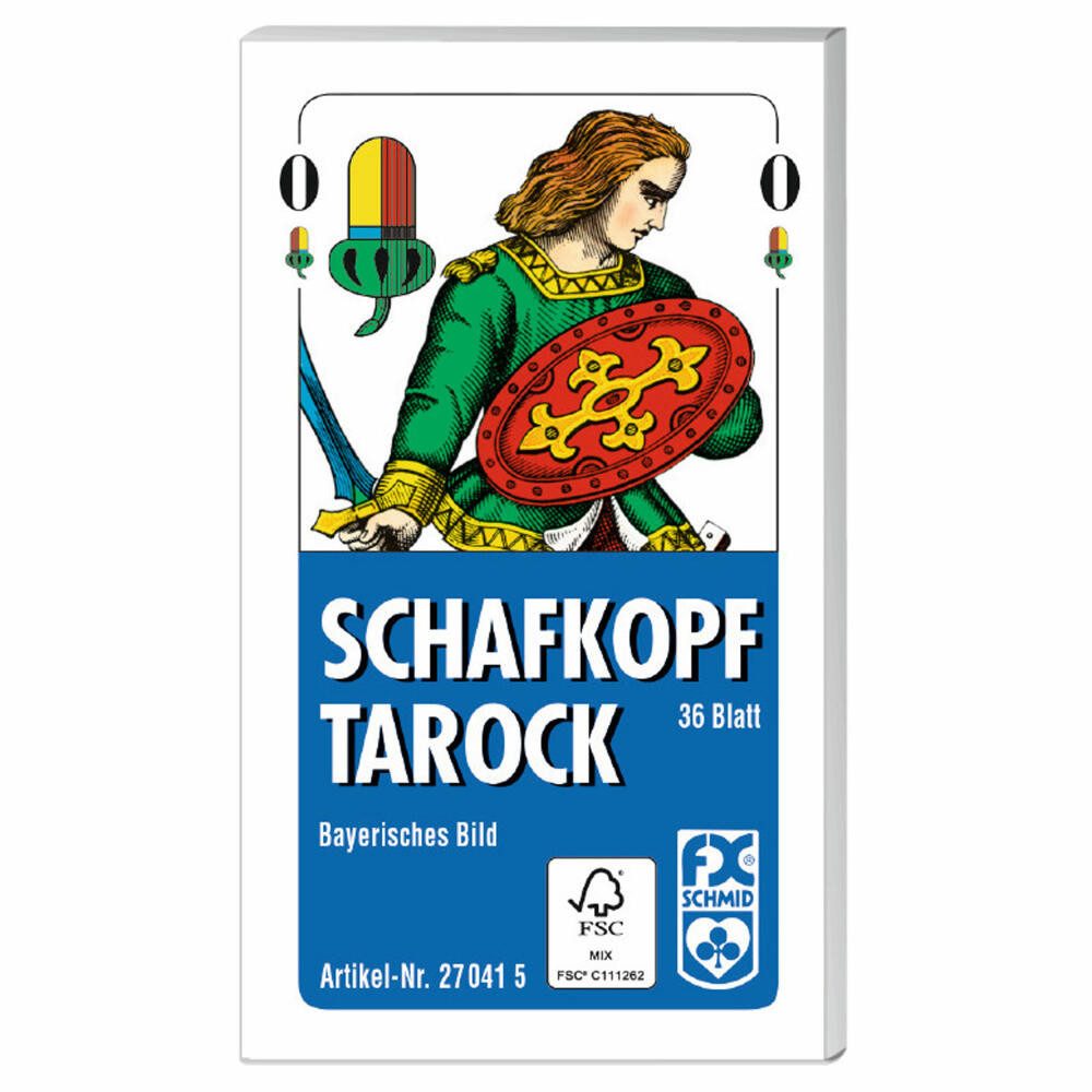 Ravensburger Spiel FX Schmid Schafkopf Tarock Faltschachtel