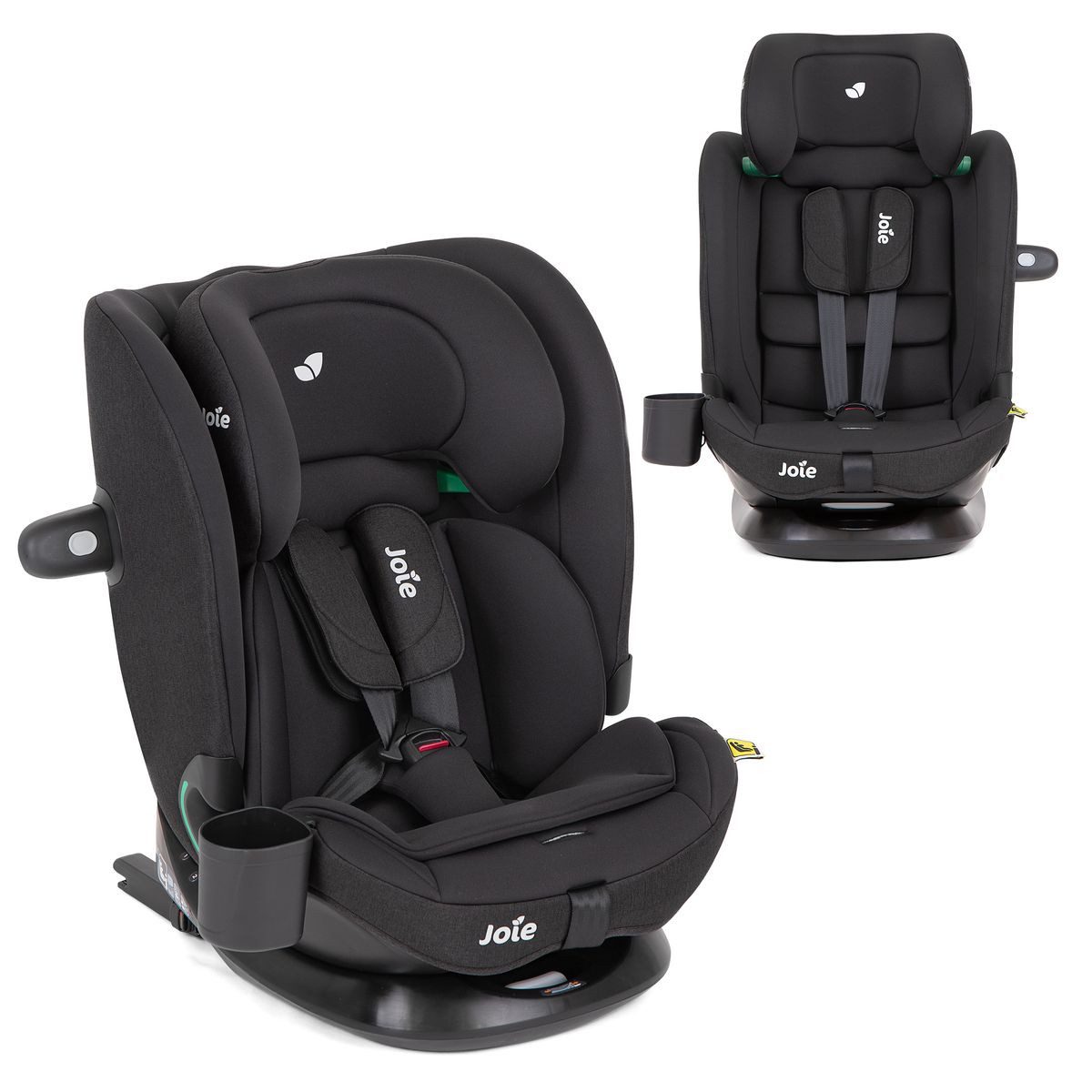 Joie Autokindersitz i-Bold R129 - Shale, ab: 15 Monaten, bis: 12 Jahren, Kinder Autositz ab 15 Monate - 12 Jahre (76 cm - 150 cm) mit Isofix
