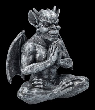 Figuren Shop GmbH Fantasy-Figur Gargoyle Figur - Meditation - Dekofigur Fantasy Gothic Dekoration