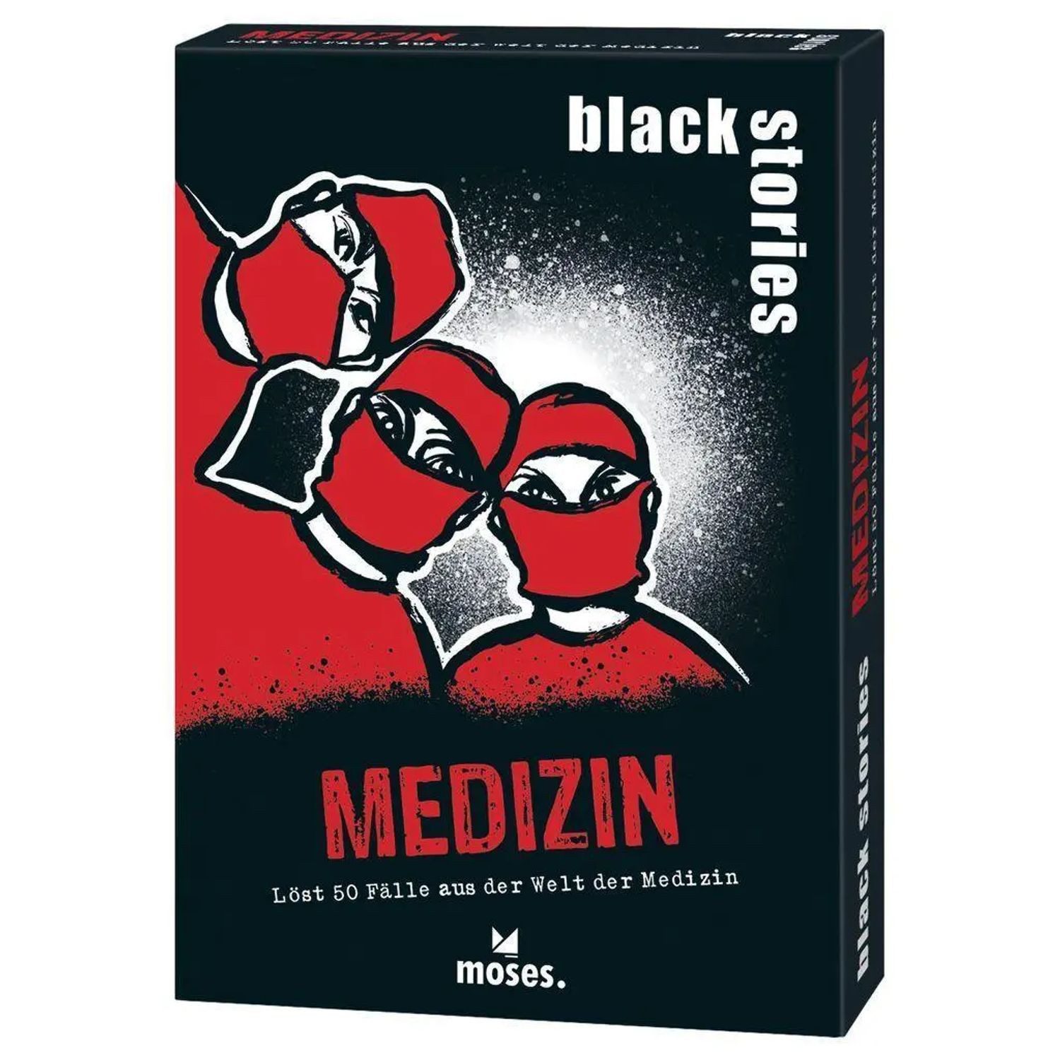 Moses. Verlag Spiel black stories Medizin