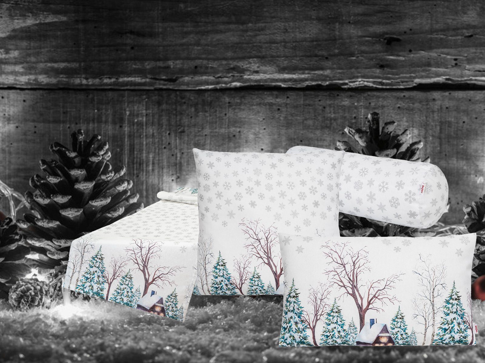 beties Nackenrollenbezug Winterlandschaft, (1 Stück), ca. günstig online kaufen