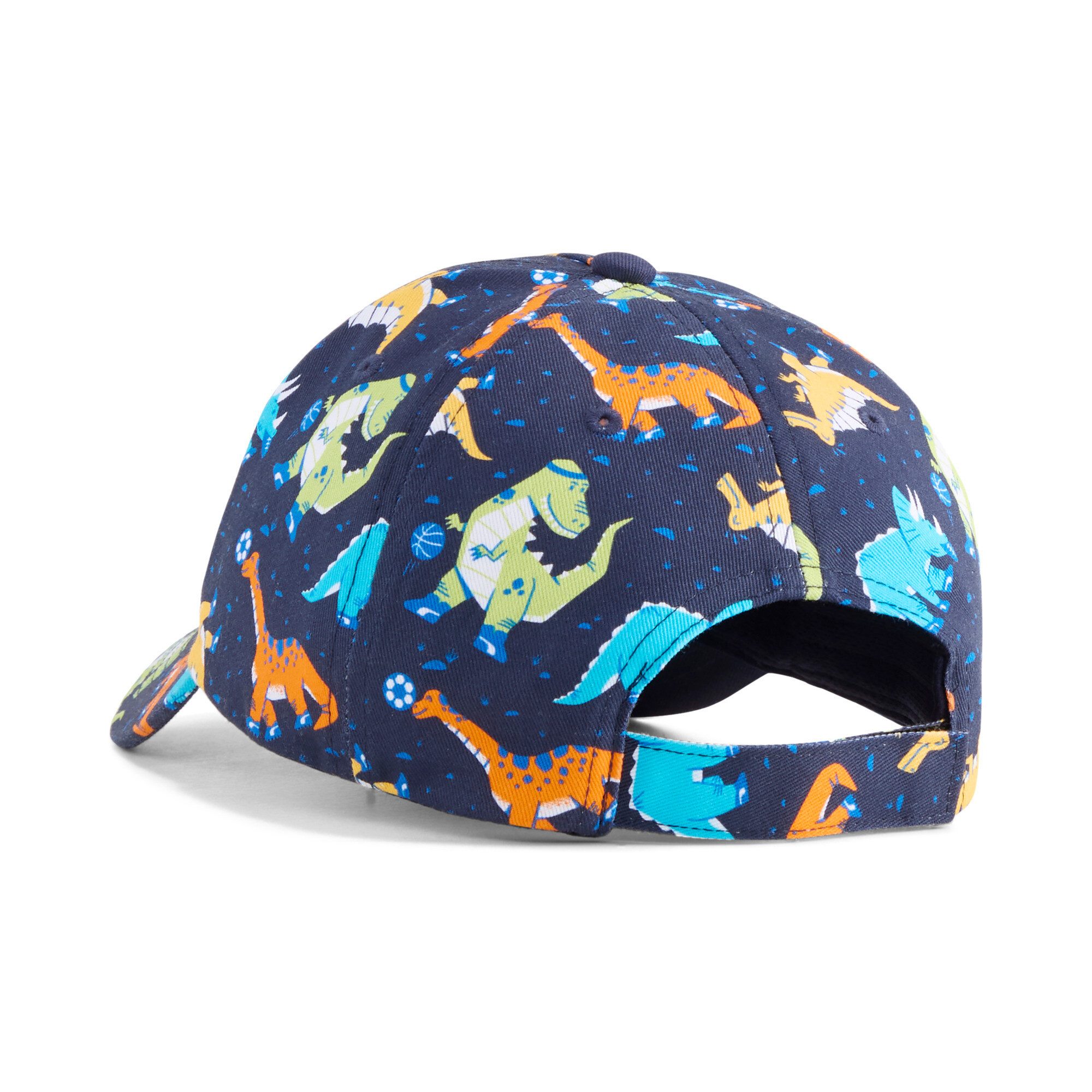 PUMA Baseball Cap ESS NO1 LOGO AOP BB CAP JR gemustertes Design, aus Baumwolle, für Kinder und Jugendliche geeignet