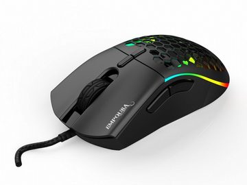 INCA IMG-GT20 Optisch Gaming Maus Mouse 1000-10000 DPI Schwarz Gaming-Maus