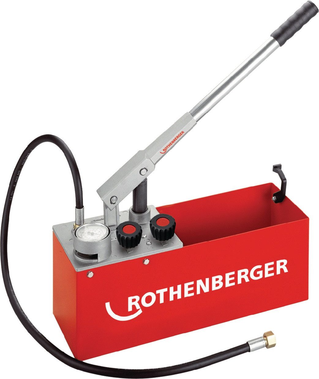 Rothenberger Hammer Prüfpumpe RP 50 0-60bar R 1/2 Zoll Saugvolumen p.Hub ca.45 ml Stahl