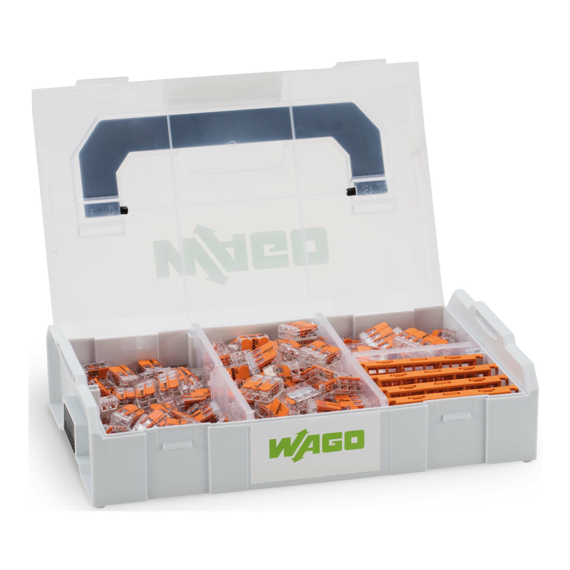 WAGO Sortimentskasten WAGO GmbH& Co. KG Verbindungsklemmenset Mini Serie 221 887-952