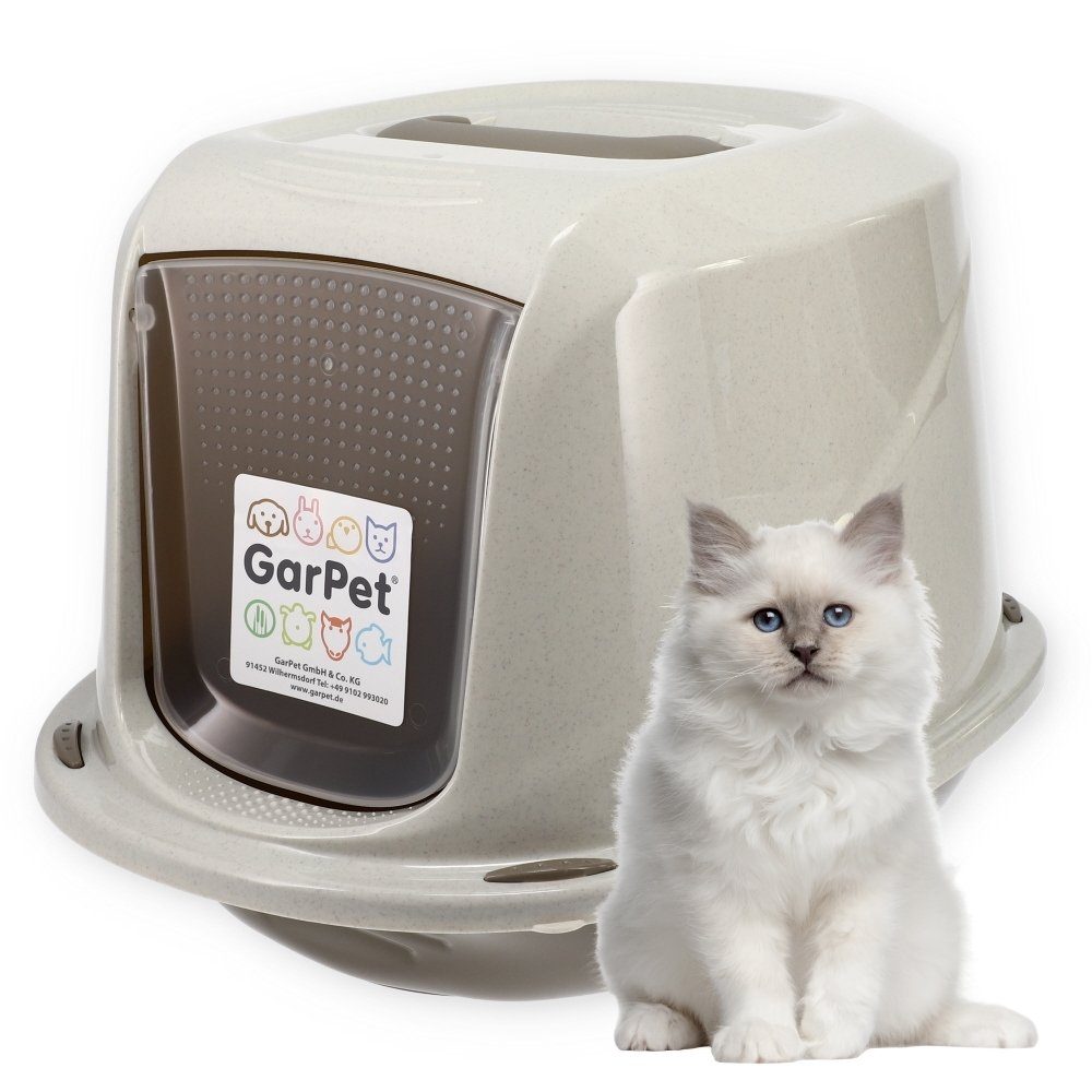 GarPet Katzentoilette Katzenklo mit Deckel Aktivkohlefilter Katzentoilette günstig online kaufen