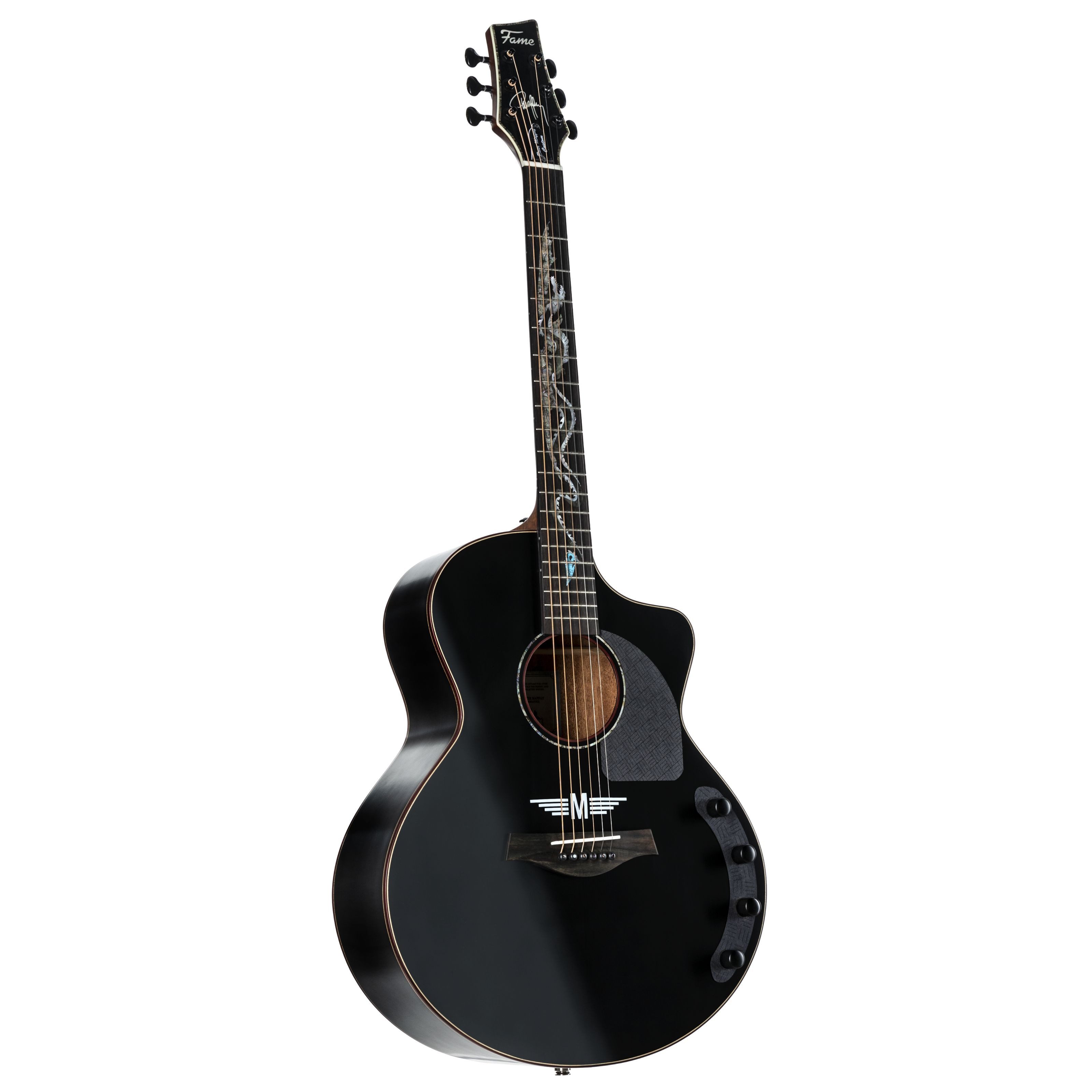 FAME Westerngitarre, Westerngitarren, Grand Auditorium Gitarren, Peter Maffay Dragon Signature - Westerngitarre
