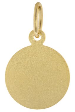 trendor Kette mit Anhänger Gold 333 Schutzengel mit vergoldeter Silberkette