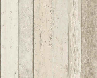 living walls Vliestapete Best of Wood`n Stone 2nd Edition, Holz, Vlies, Vinyl, Wand, Decke, Schräge
